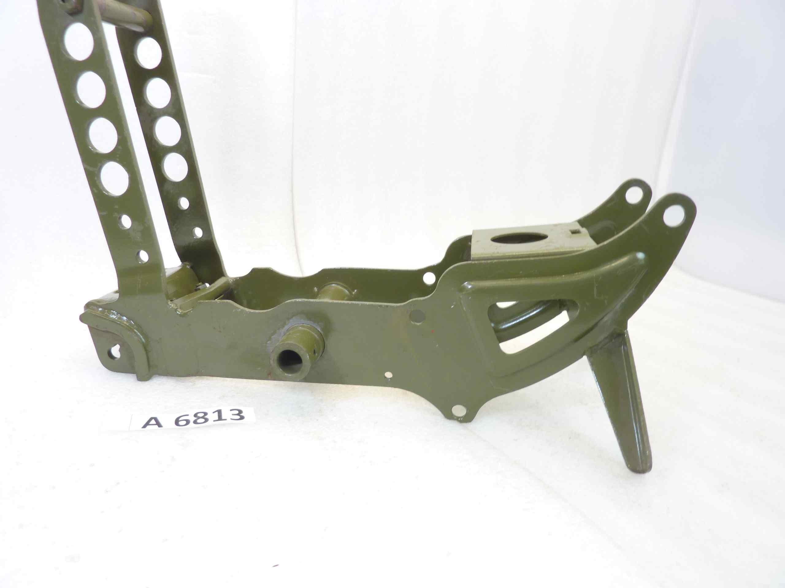Telaio posteriore Guzzi Airone 250 supporto squadra cod T16015 militare 4 fori nuovo fondo di magazzino - immagine 5