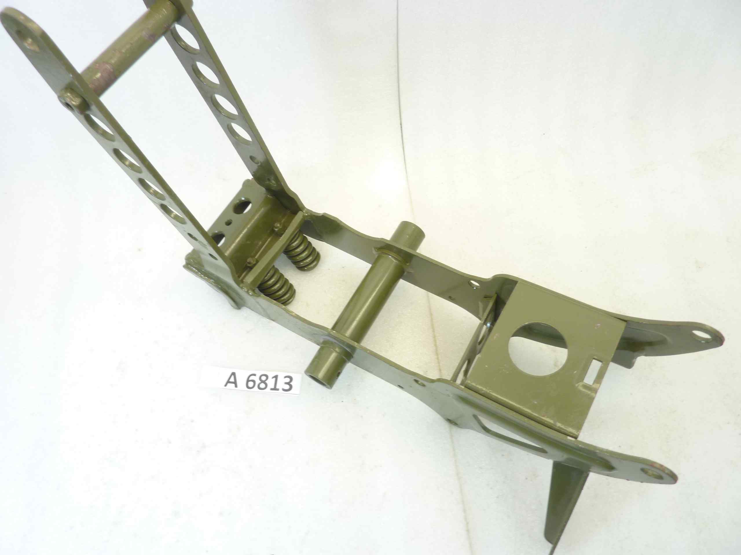Telaio posteriore Guzzi Airone 250 supporto squadra cod T16015 militare 4 fori nuovo fondo di magazzino - immagine 6