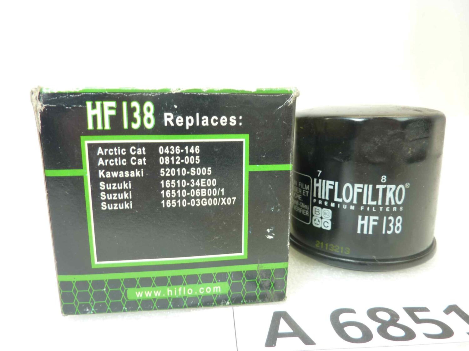 Filtro olio Hiflo HF138 Suzuki GSXR tutti modelli vedi foto per compatibilità - nuovo fondo di magazzino - immagine 3