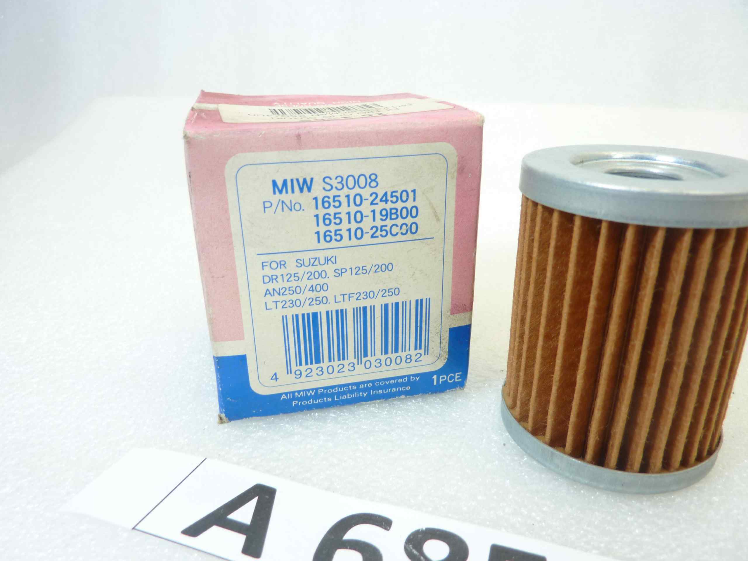 Filtro olio Miw Suzuki DR Burgman SP AN LT LTF vedi foto per modelli - nuovo fondo di magazzino - immagine 2