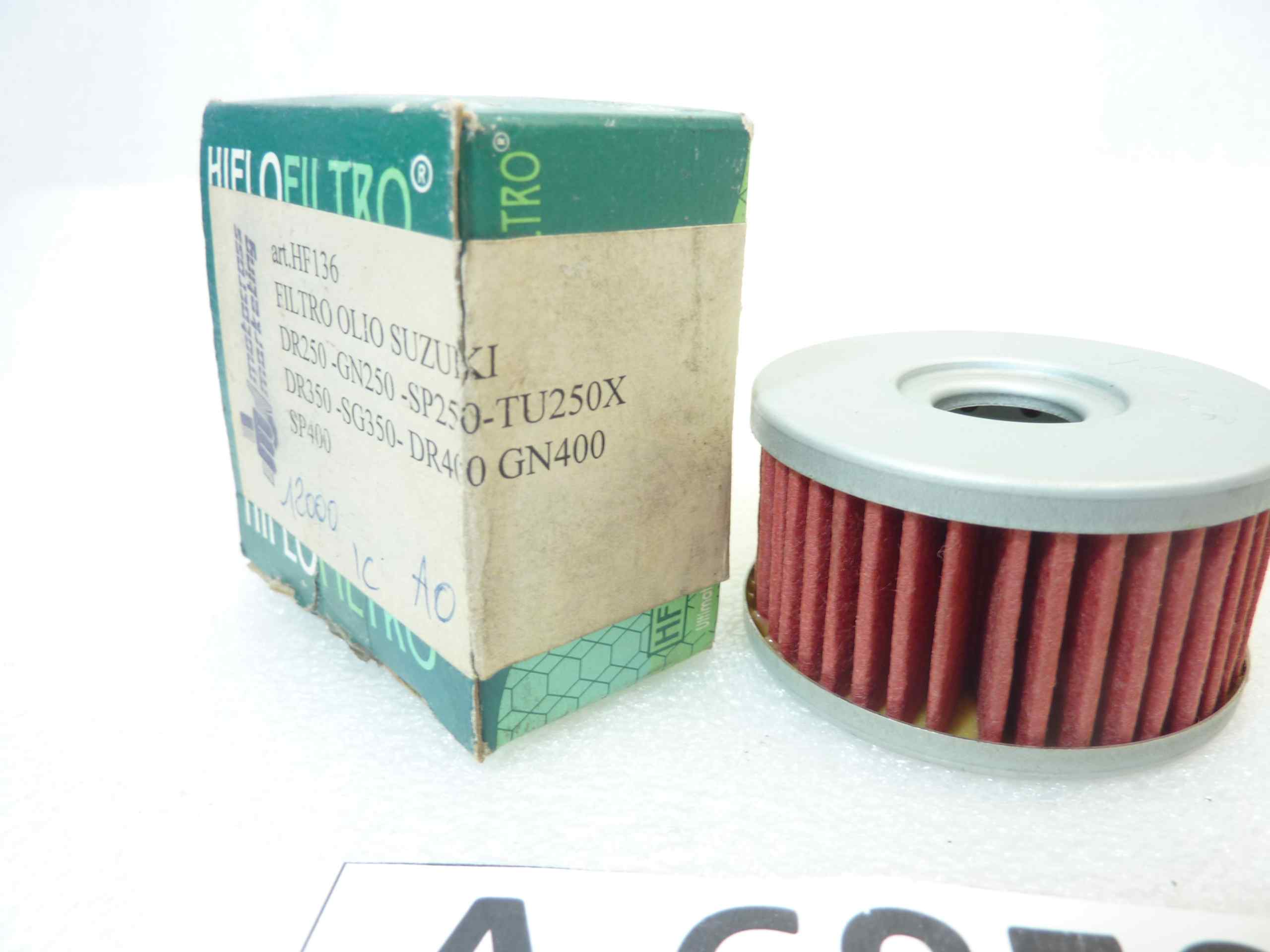 Filtro olio Hiflo HF136 Suzuki DR GN SP SG GN TU - vedi foto per modelli - nuovo fondo di magazzino - immagine 3
