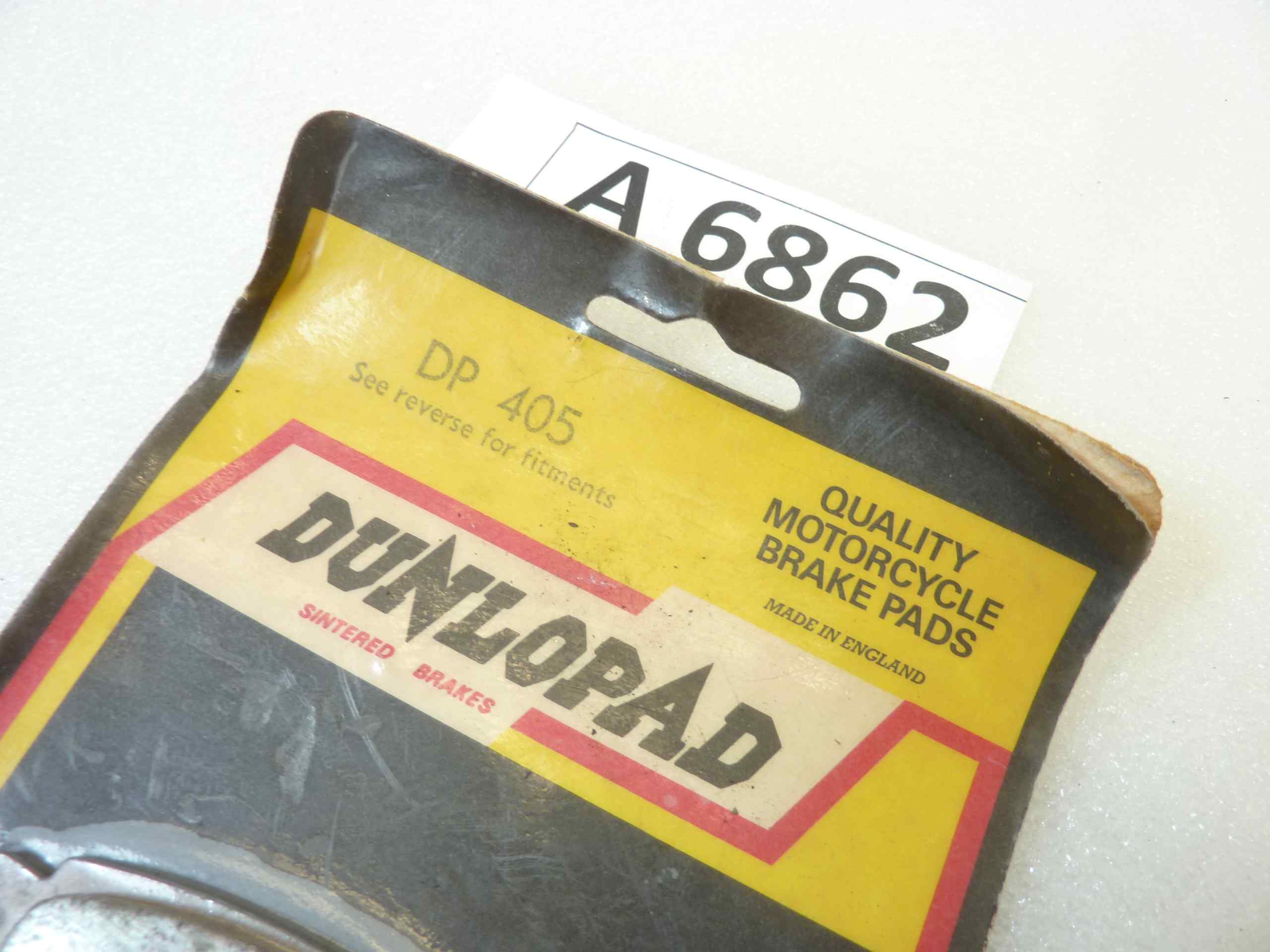 Pastiglie freno Dunlopad Yamaha YZ 125 250 490 TT 350 1985-1988 nuovo fondo di magazzino - immagine 2