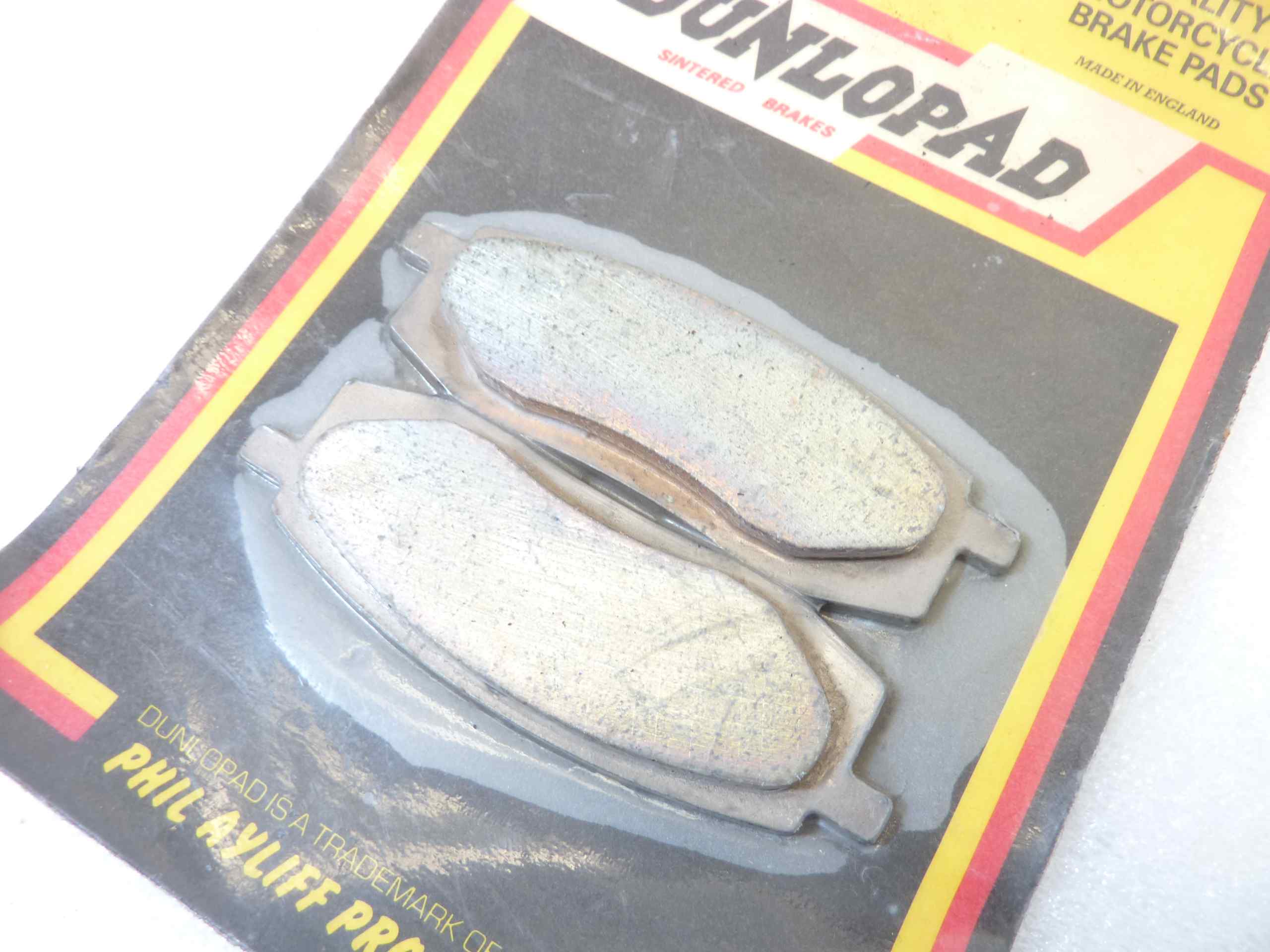 Pastiglie freno Dunlopad Yamaha YZ 125 250 490 TT 350 1985-1988 nuovo fondo di magazzino - immagine 3