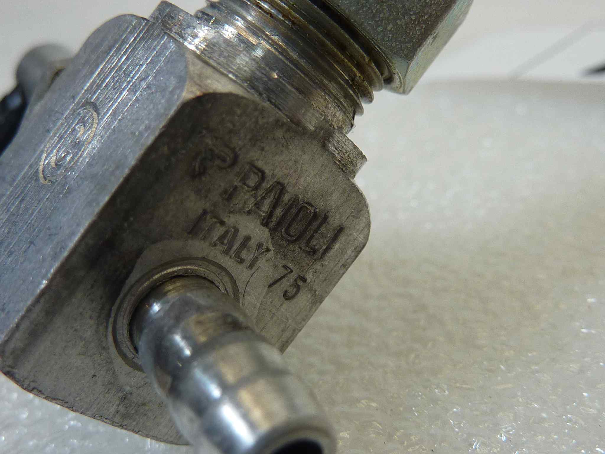 Rubinetto benzina Paioli diam filetto 12 mm nuovo fondo di magazzino - immagine 5
