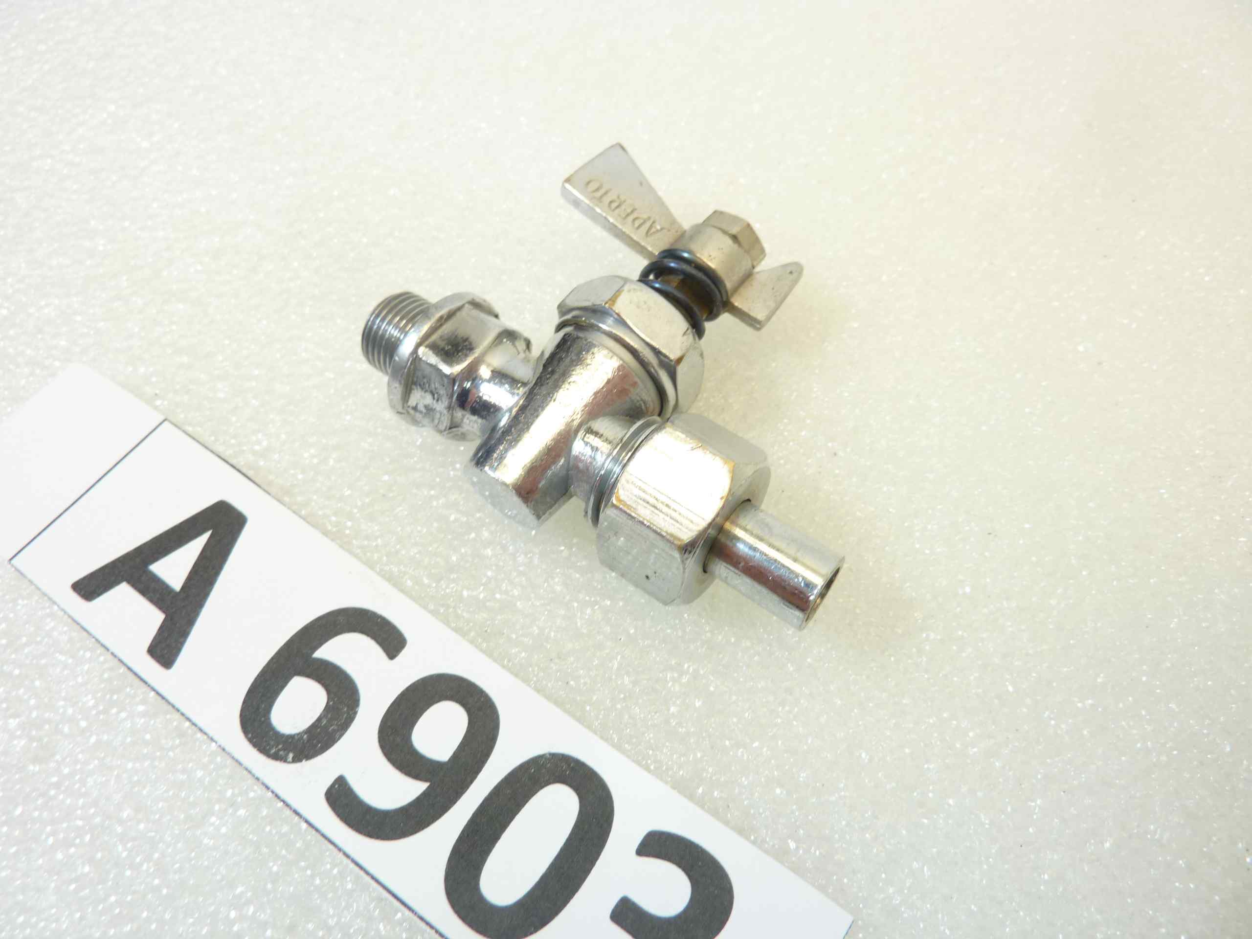 Rubinetto olio Moto epoca diam filetto 13 mm e 9,8 mm nuovo fondo di magazzino - immagine 3