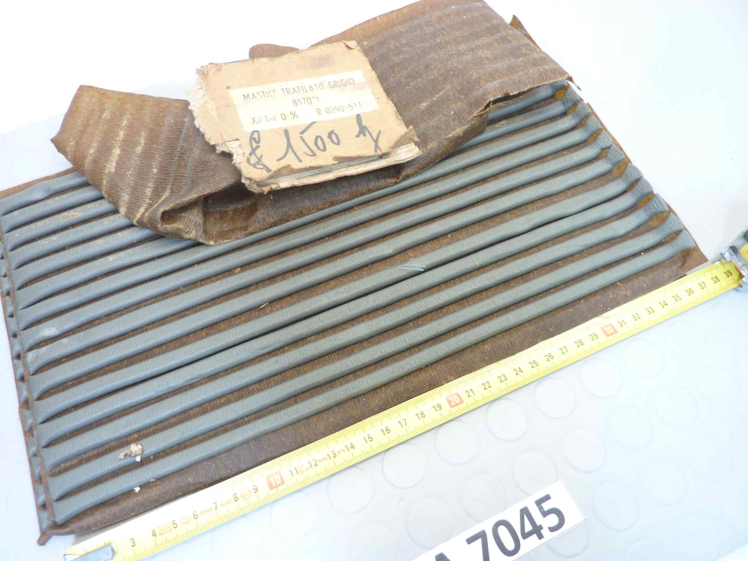 Mastice trafilato grigio 857021 15 strisce Xil Tol 0% R 02906577 nuovo fondo di magazzino - immagine 3