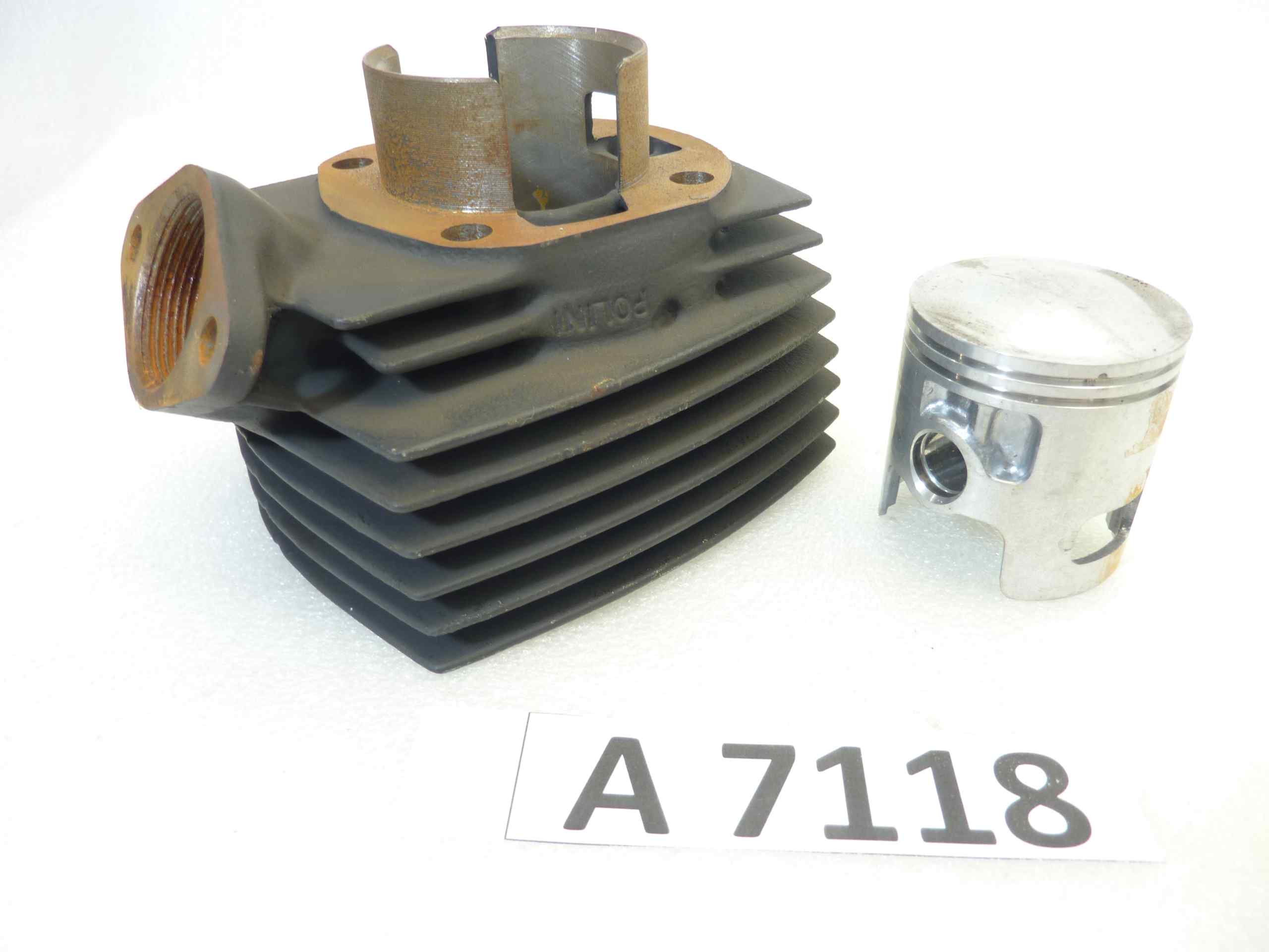 Pistone cilindro Polini 70cc ciclomotore Peugeot nuovo fondo di magazzino - immagine 2