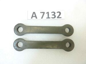 Coppia biscottini superiori militari moto epoca filettati interasse 105 mm diam fori 12,3 12,1 nuovo fondo di magazzino