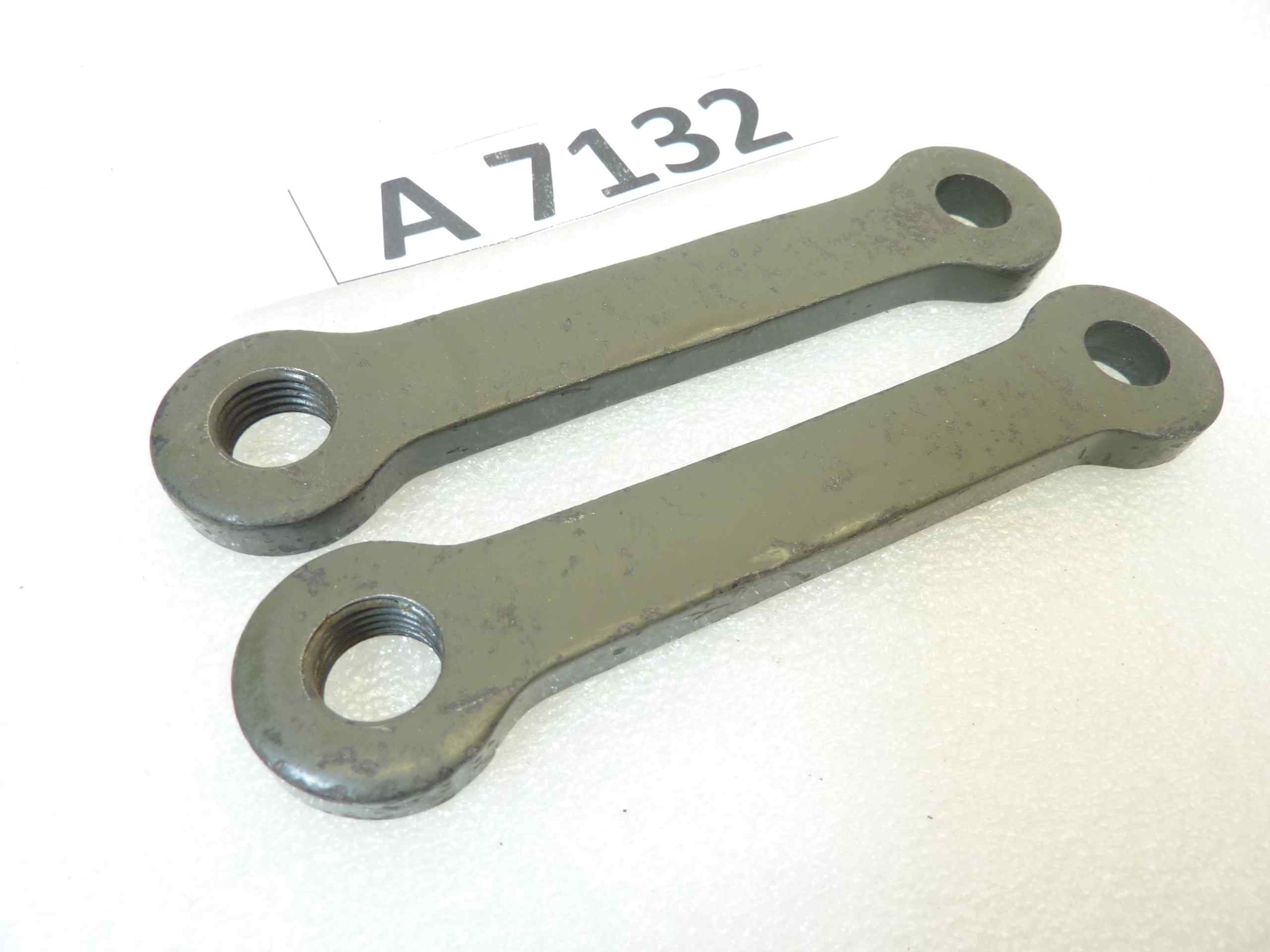 Coppia biscottini superiori militari moto epoca filettati interasse 105 mm diam fori 12,3 12,1 nuovo fondo di magazzino - immagine 2