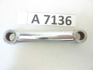 Biscottino superiore moto epoca cromato filettato sinistro interasse 110 mm diam fori 13,2 14 nuovo fondo di magazzino