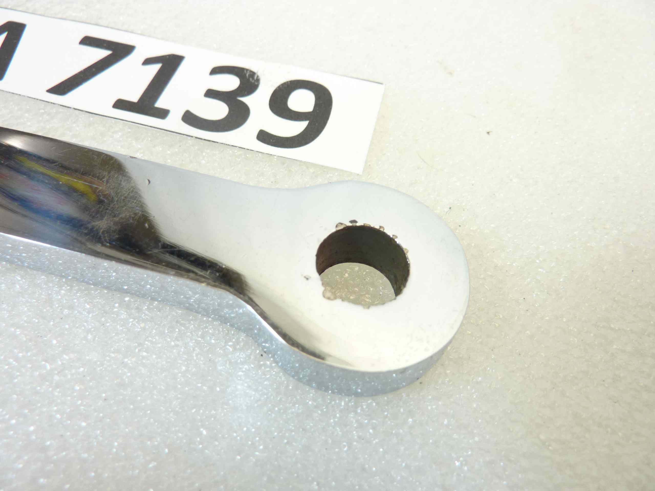 Biscottino moto epoca cromato interasse 106 mm diam fori 11,5 11,2 nuovo fondo di magazzino - immagine 3