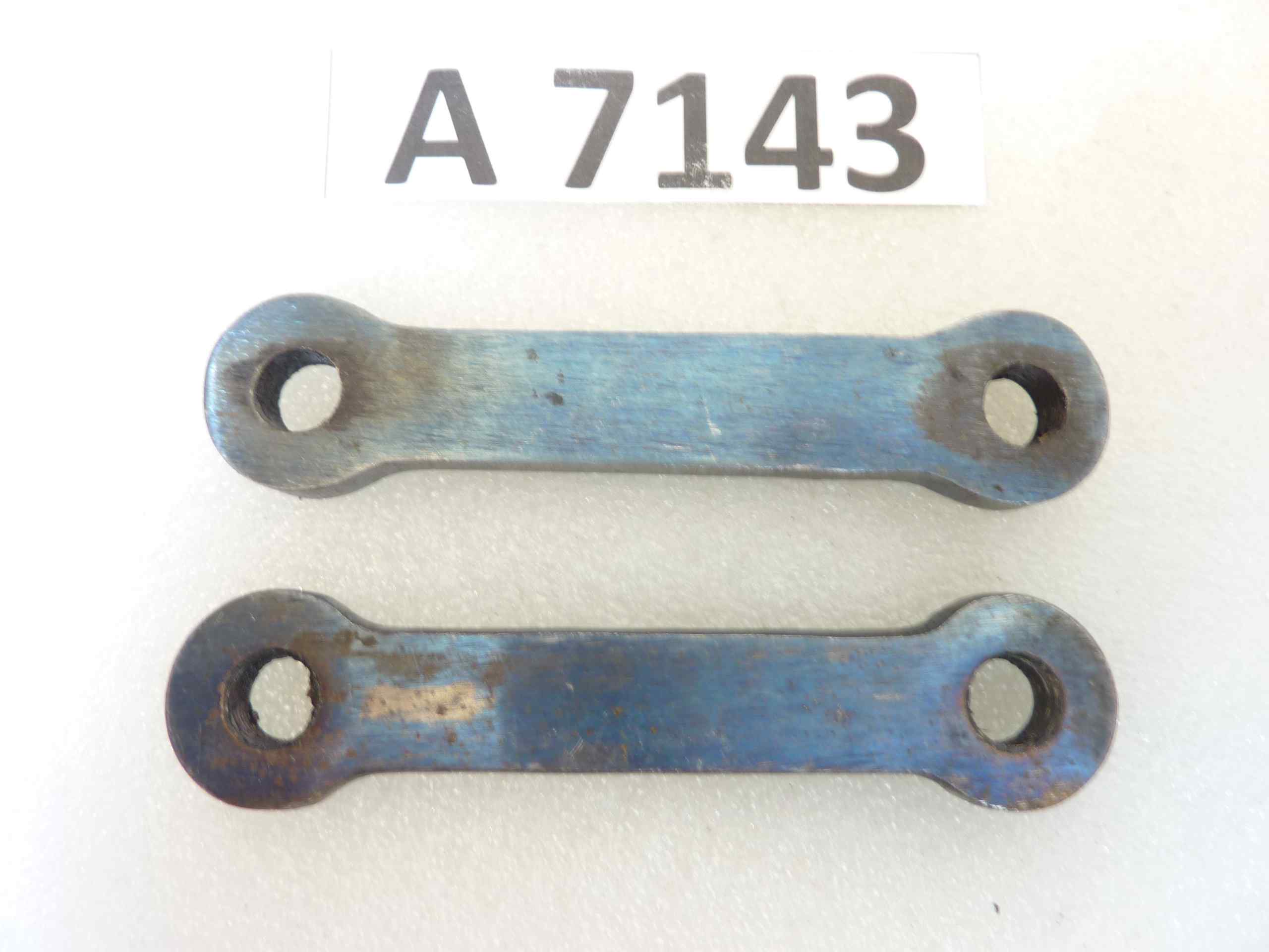Coppia biscottini grezzi moto epoca filettati interasse 87 mm diam fori 10 nuovo fondo di magazzino - immagine 2