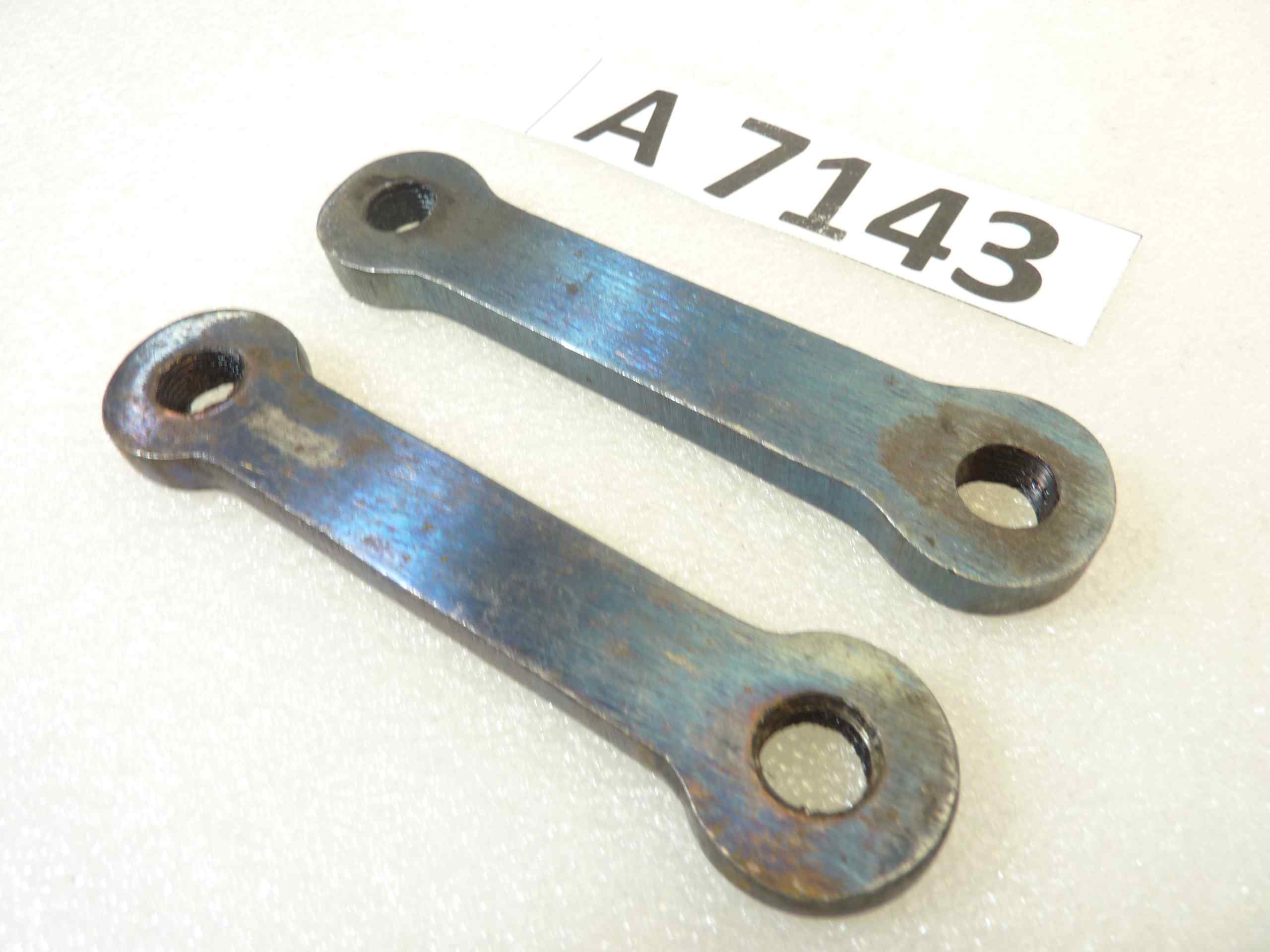 Coppia biscottini grezzi moto epoca filettati interasse 87 mm diam fori 10 nuovo fondo di magazzino - immagine 3