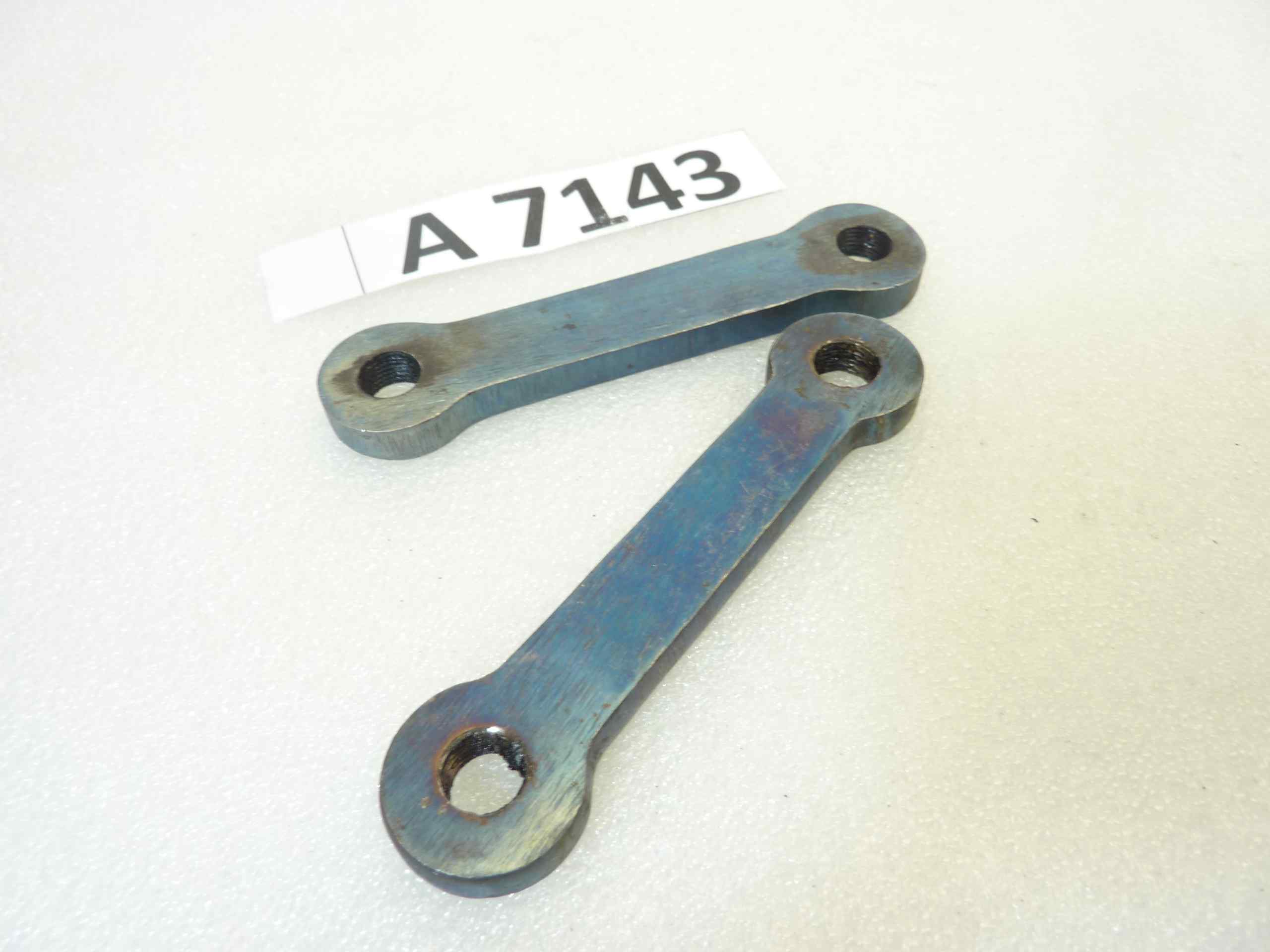 Coppia biscottini grezzi moto epoca filettati interasse 87 mm diam fori 10 nuovo fondo di magazzino - immagine 4