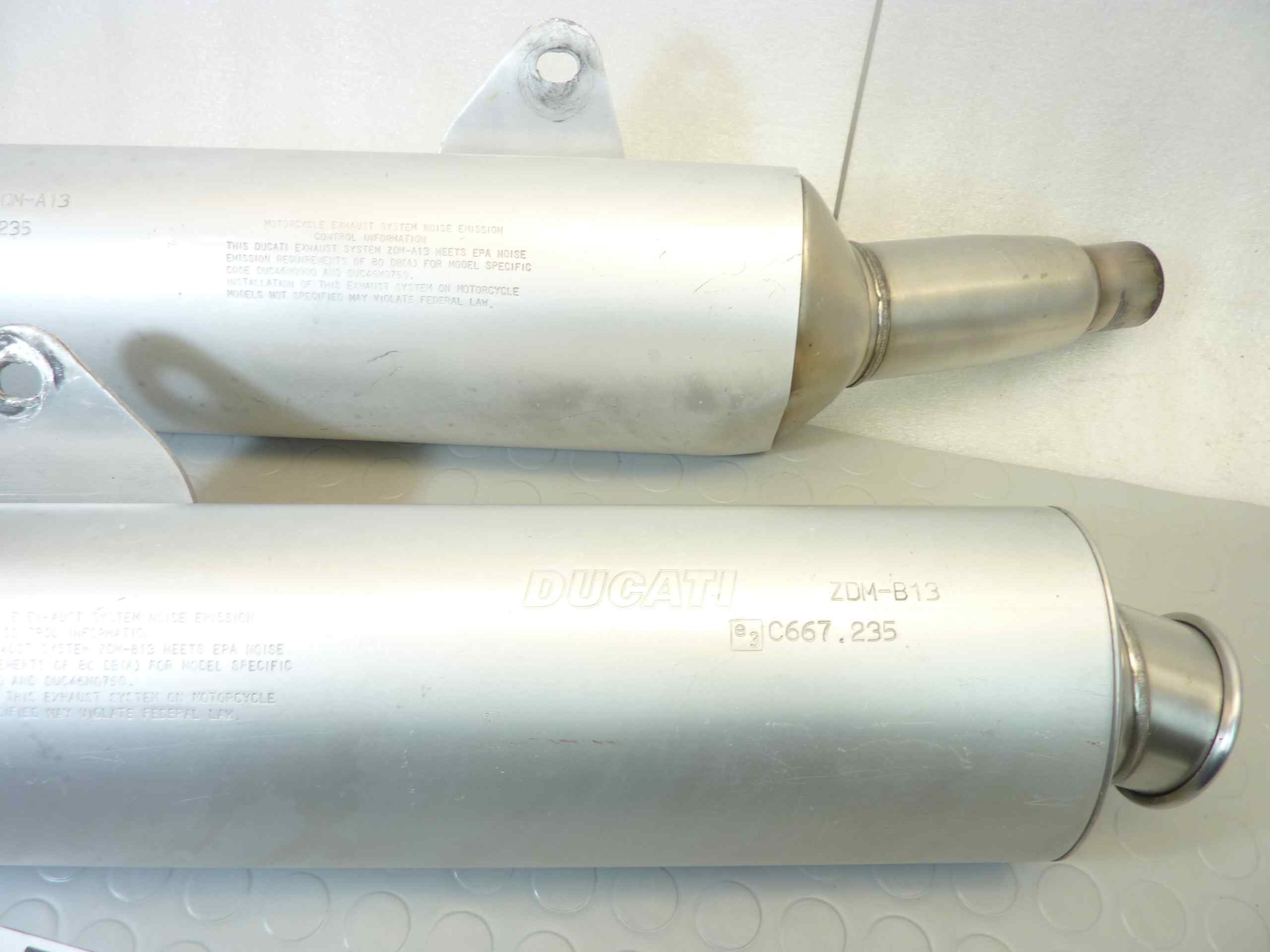 Marmitte terminali Ducati Monster 600 1999 ZDM A13B13 C667235 Remus 57410352B 19 57310352B 19 - immagine 5