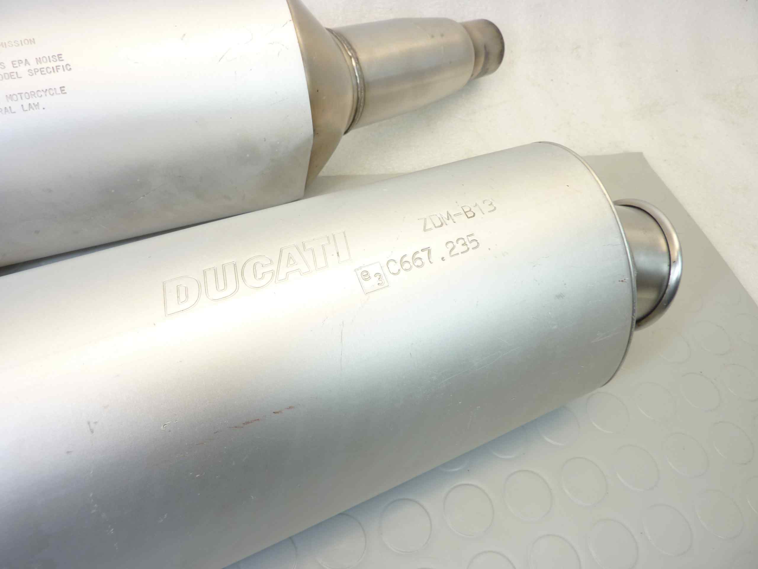 Marmitte terminali Ducati Monster 600 1999 ZDM A13B13 C667235 Remus 57410352B 19 57310352B 19 - immagine 6