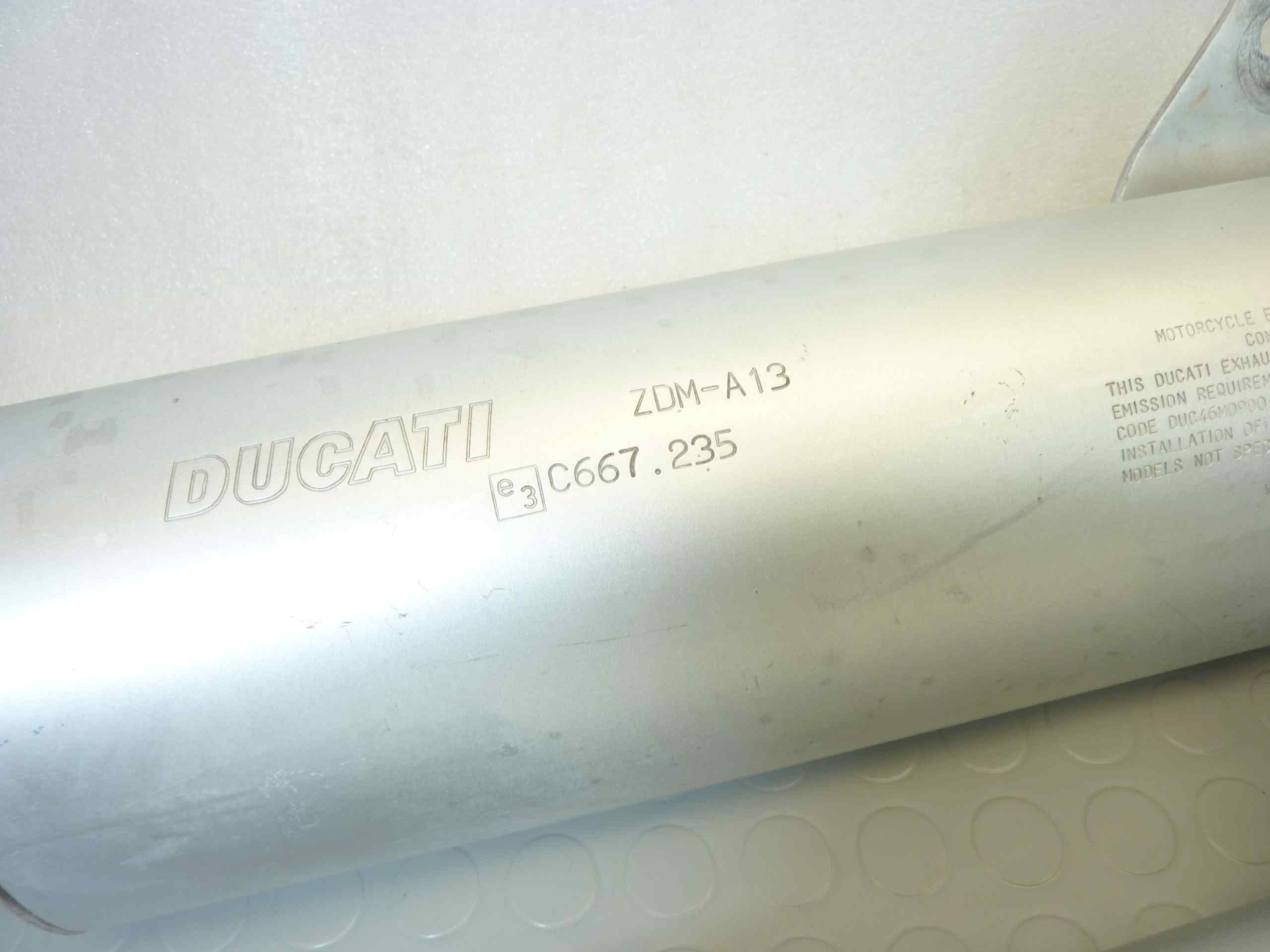 Marmitte terminali Ducati Monster 600 1999 ZDM A13B13 C667235 Remus 57410352B 19 57310352B 19 - immagine 13