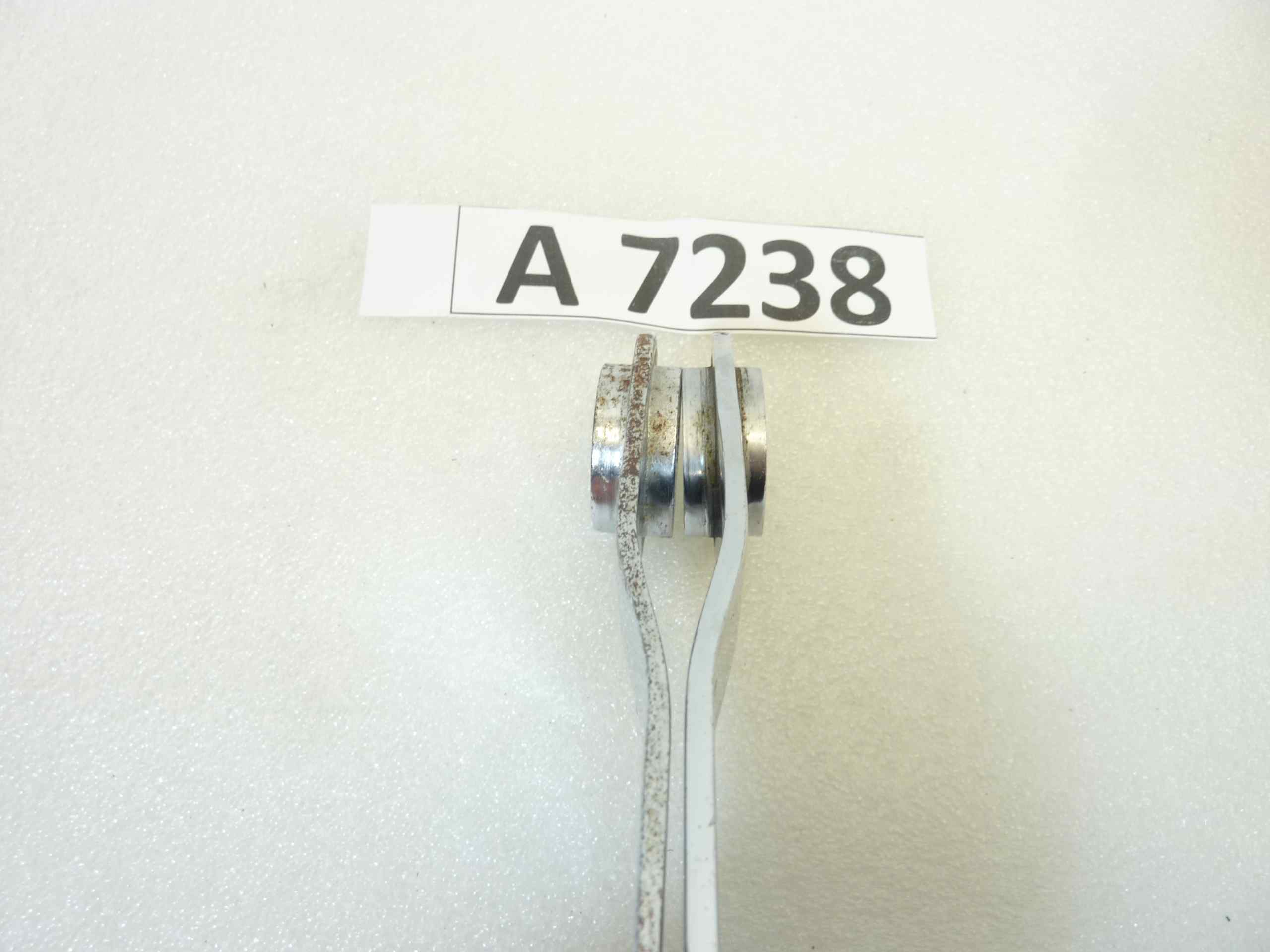 Coppia piastra oscillante Guzzi Alce Superalce GT 20 ammortizzatori posteriori cromate Dx T9135 Sx T9134 - immagine 3