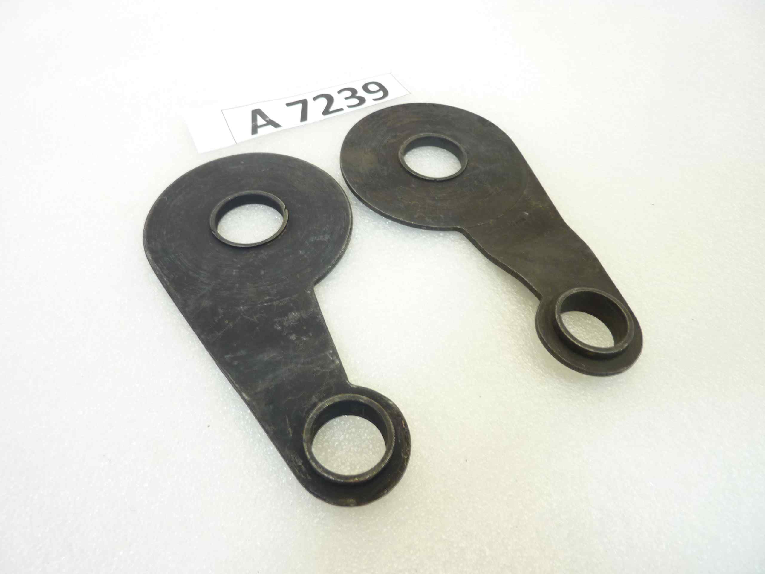 Piastra oscillante sinistra Guzzi Alce Superalce GT 20 ammortizzatori posteriori grezza cod T9134 - immagine 2