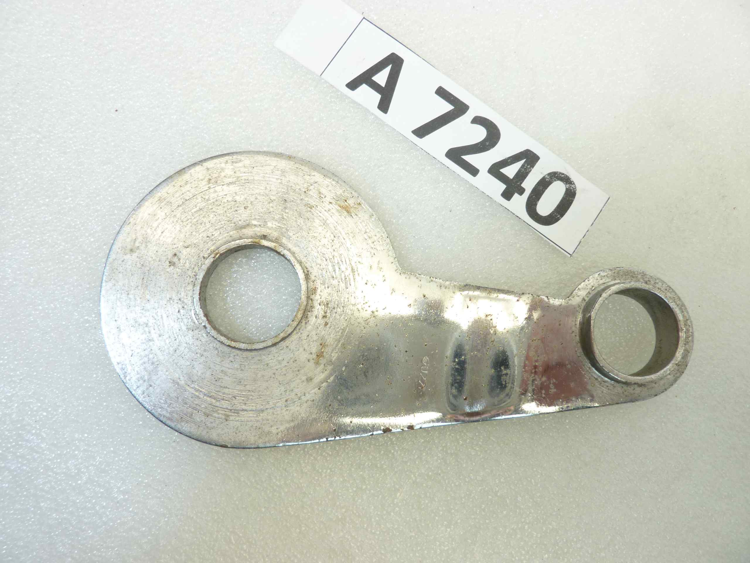 Piastra oscillante sinistra Guzzi Alce Superalce GT 20 ammortizzatori posteriori cromata cod T9134 - immagine 2