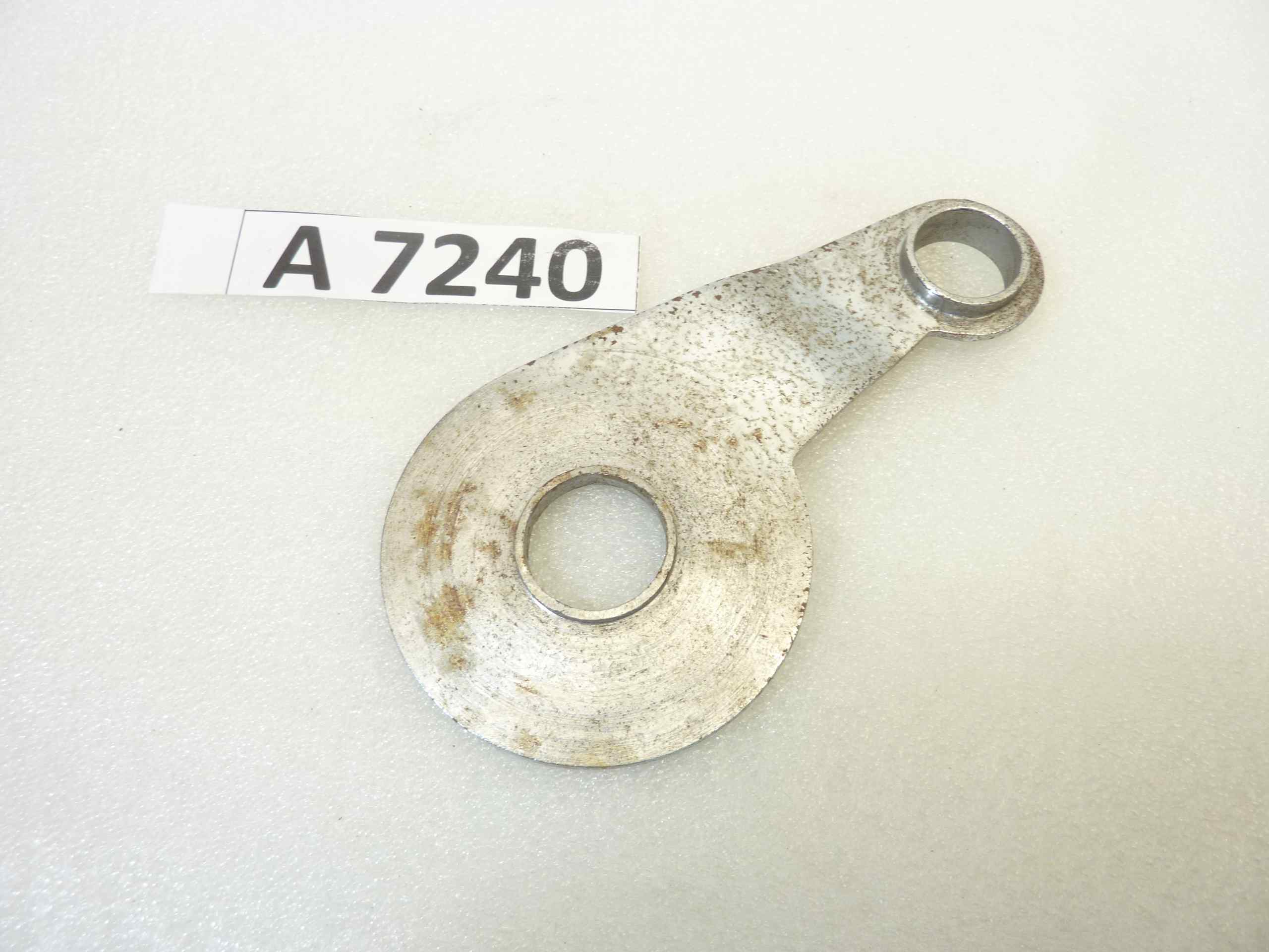 Piastra oscillante sinistra Guzzi Alce Superalce GT 20 ammortizzatori posteriori cromata cod T9134 - immagine 4