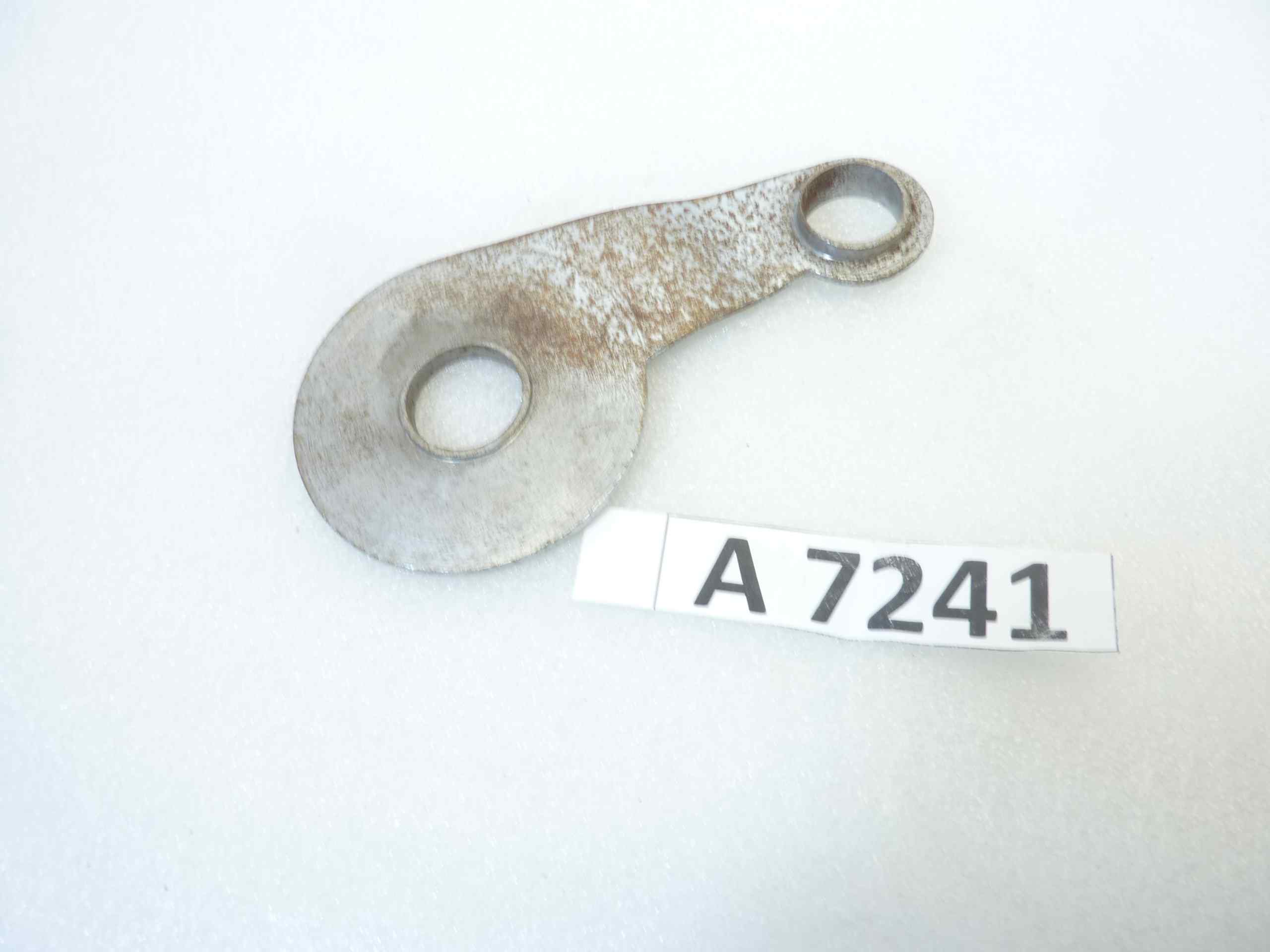 Piastra oscillante sinistra Guzzi Alce Superalce GT 20 ammortizzatori posteriori cromata cod T9134 - immagine 2