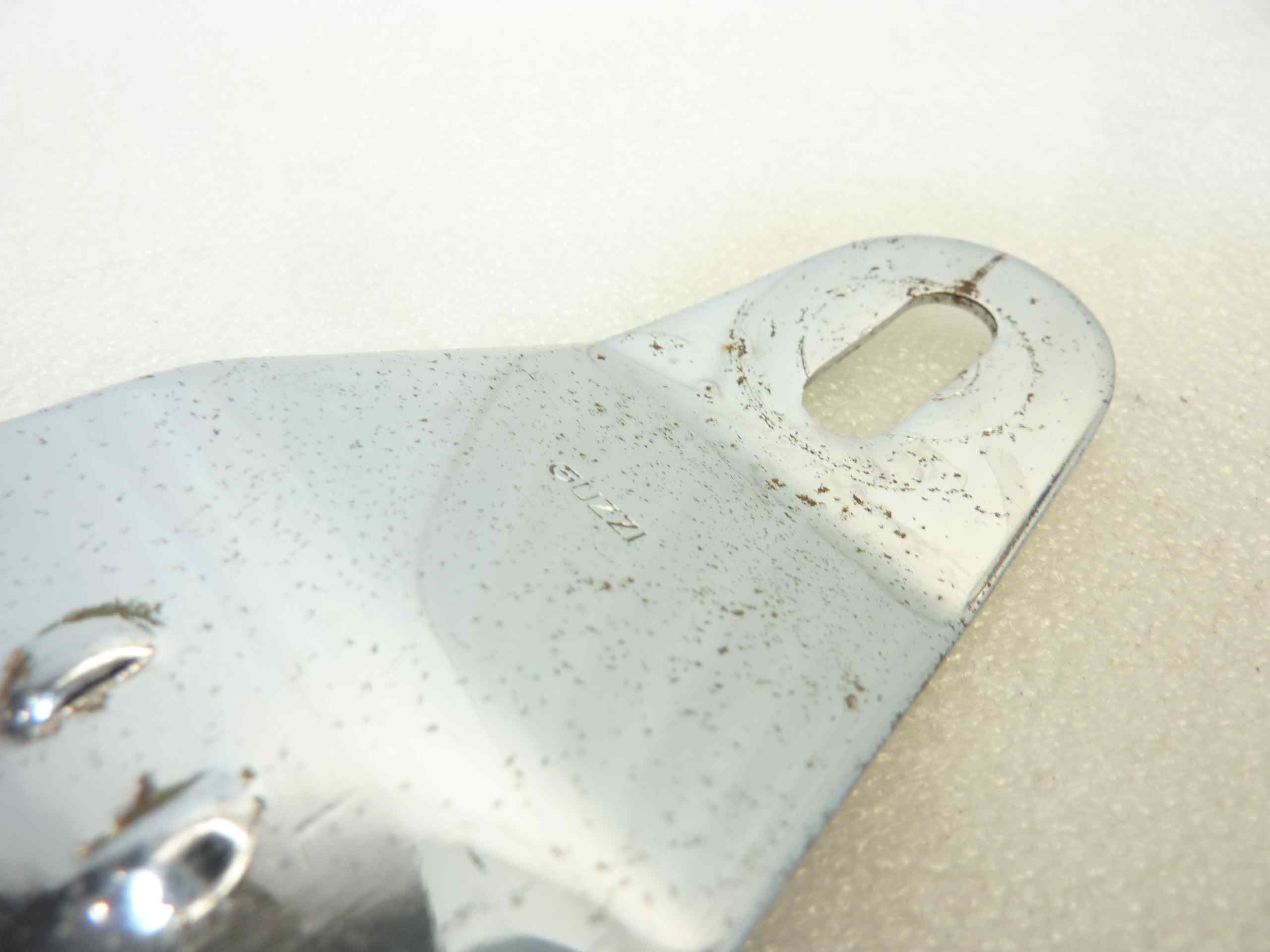 Piastra fissa Guzzi Superalce cromata cod T9138 - immagine 2