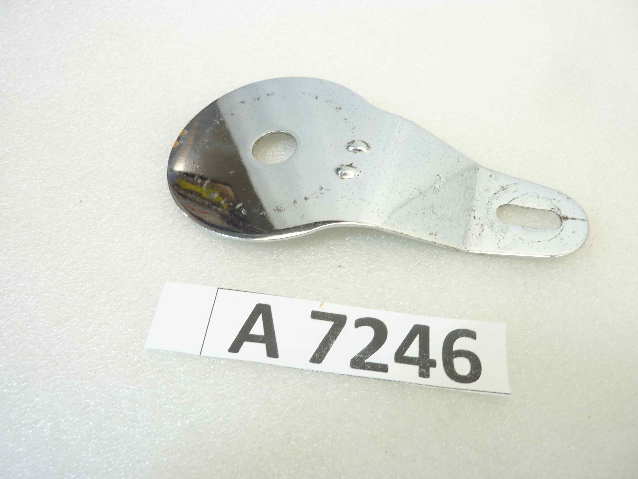 Piastra fissa Guzzi Superalce cromata cod T9138 - immagine 3