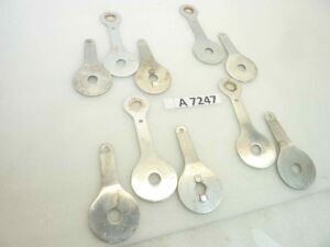 Compassi Guzzi Airone 250 Falcone 500 ammortizzatore posteriore cod 16506 16507 interasse fori 130 mm coppia da assemblare