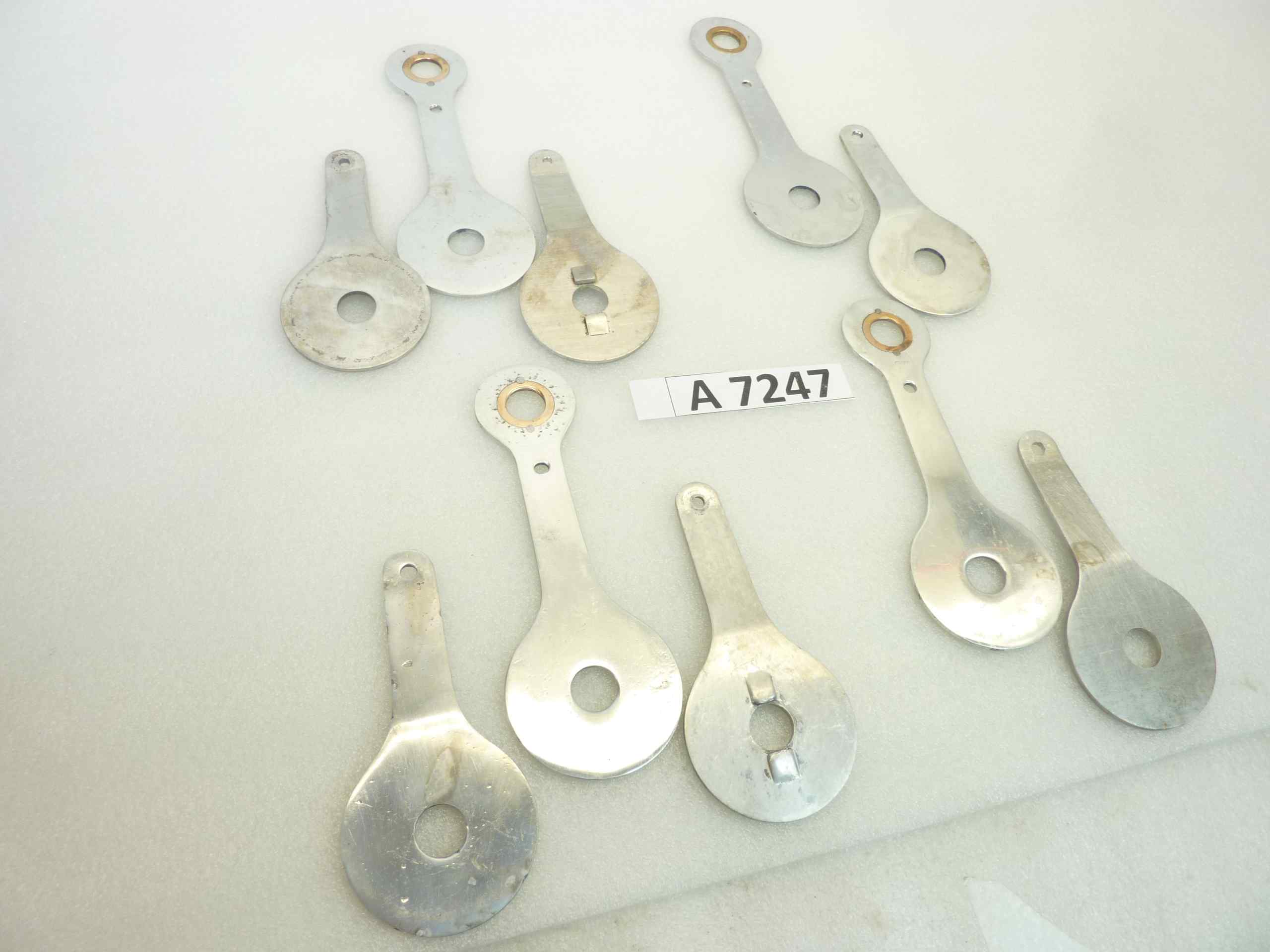 Compassi Guzzi Airone 250 Falcone 500 ammortizzatore posteriore cod 16506 16507 interasse fori 130 mm coppia da assemblare