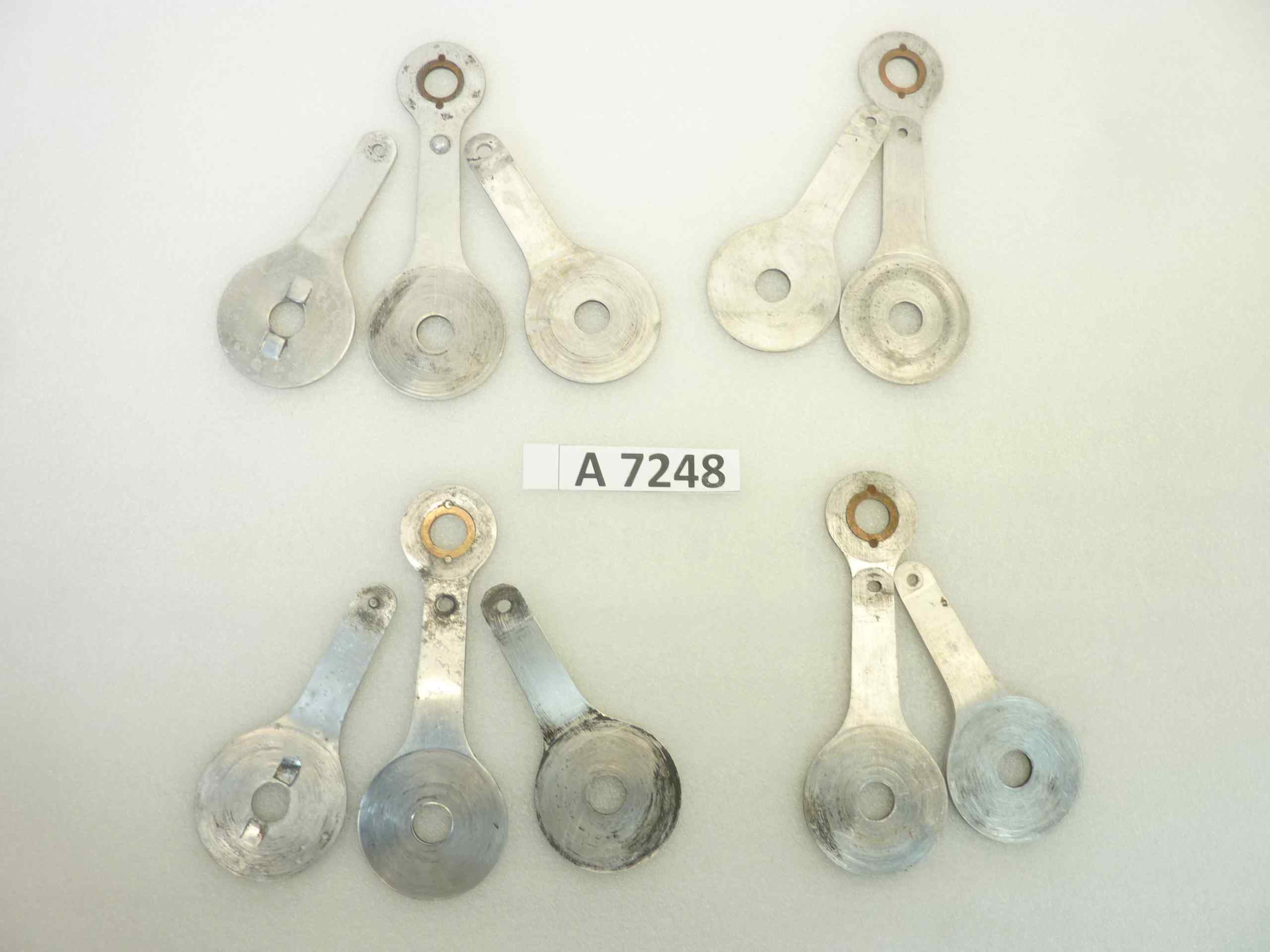 Compassi Guzzi Airone 250 Falcone 500 ammortizzatore posteriore cod 16506 16507 interasse fori 130 mm coppia da assemblare