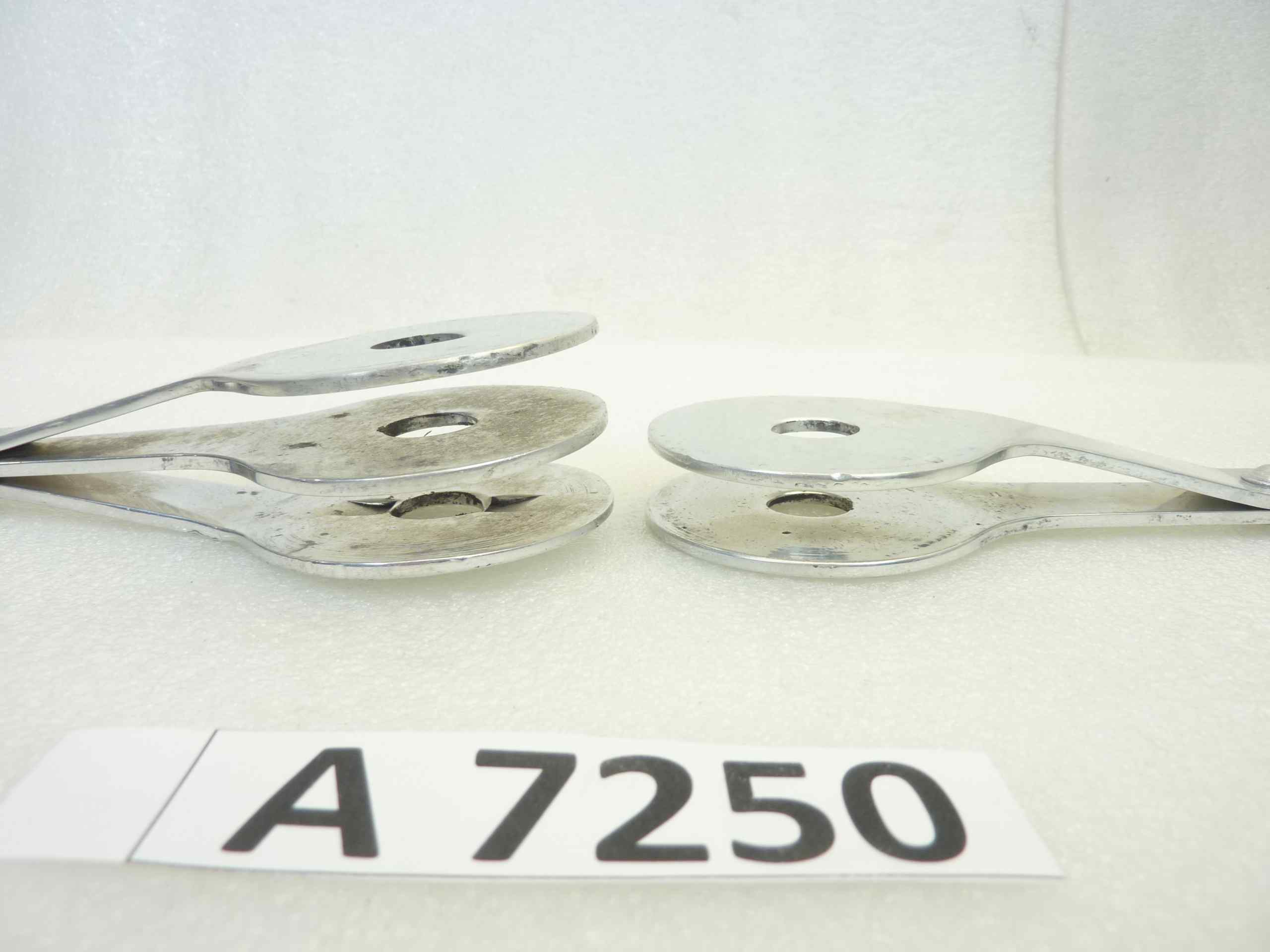 Compassi Guzzi Airone 250 Falcone 500 ammortizzatore posteriore cod 16506 16507 interasse fori 130 mm coppia - immagine 3