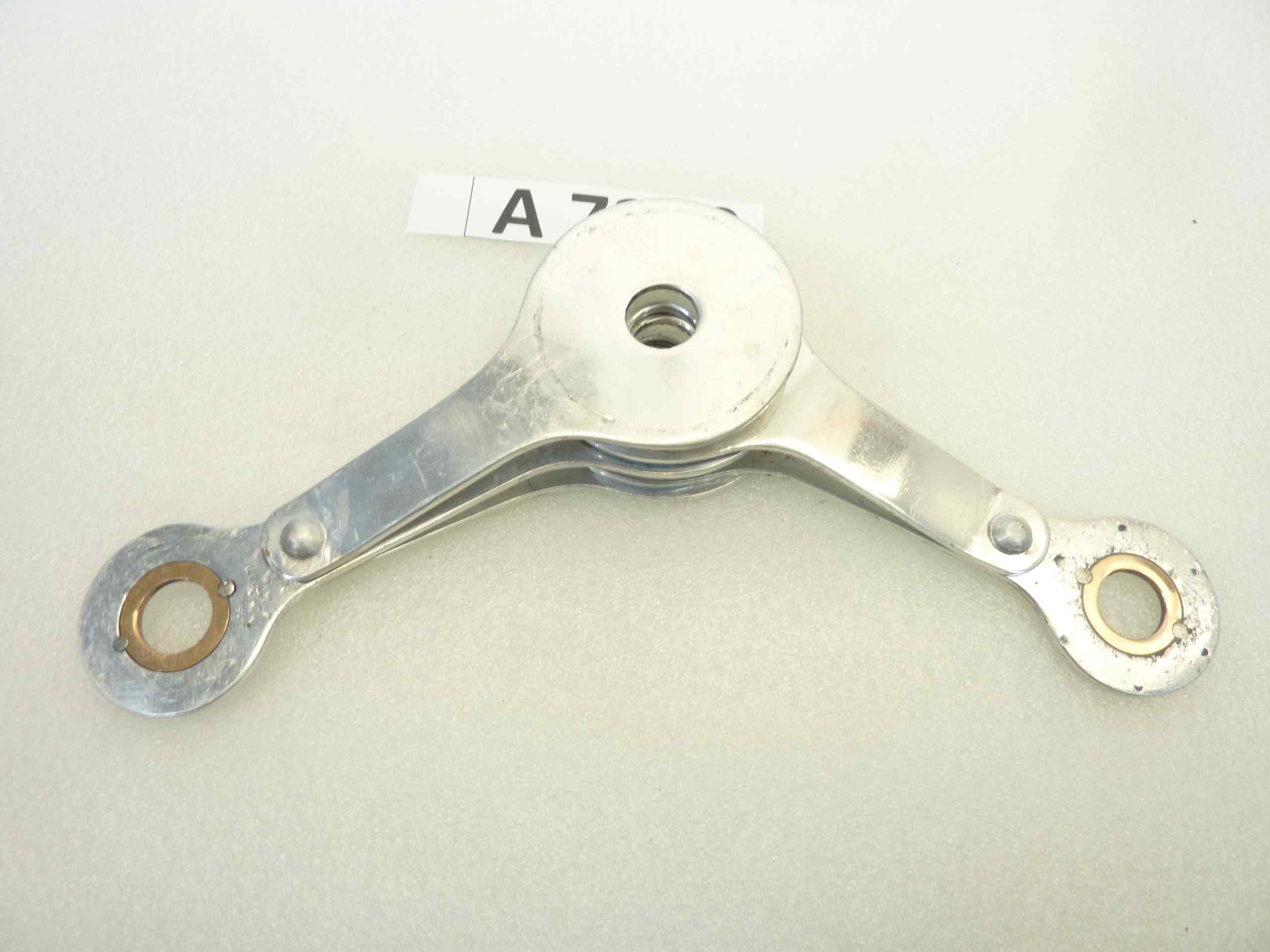 Compassi Guzzi Airone 250 Falcone 500 ammortizzatore posteriore cod 16506 16507 interasse fori 130 mm coppia - immagine 5