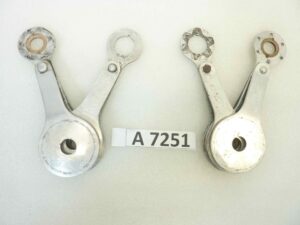 Compassi Guzzi Airone 250 Falcone 500 ammortizzatore posteriore cod 16506 16507 interasse fori 130 mm coppia