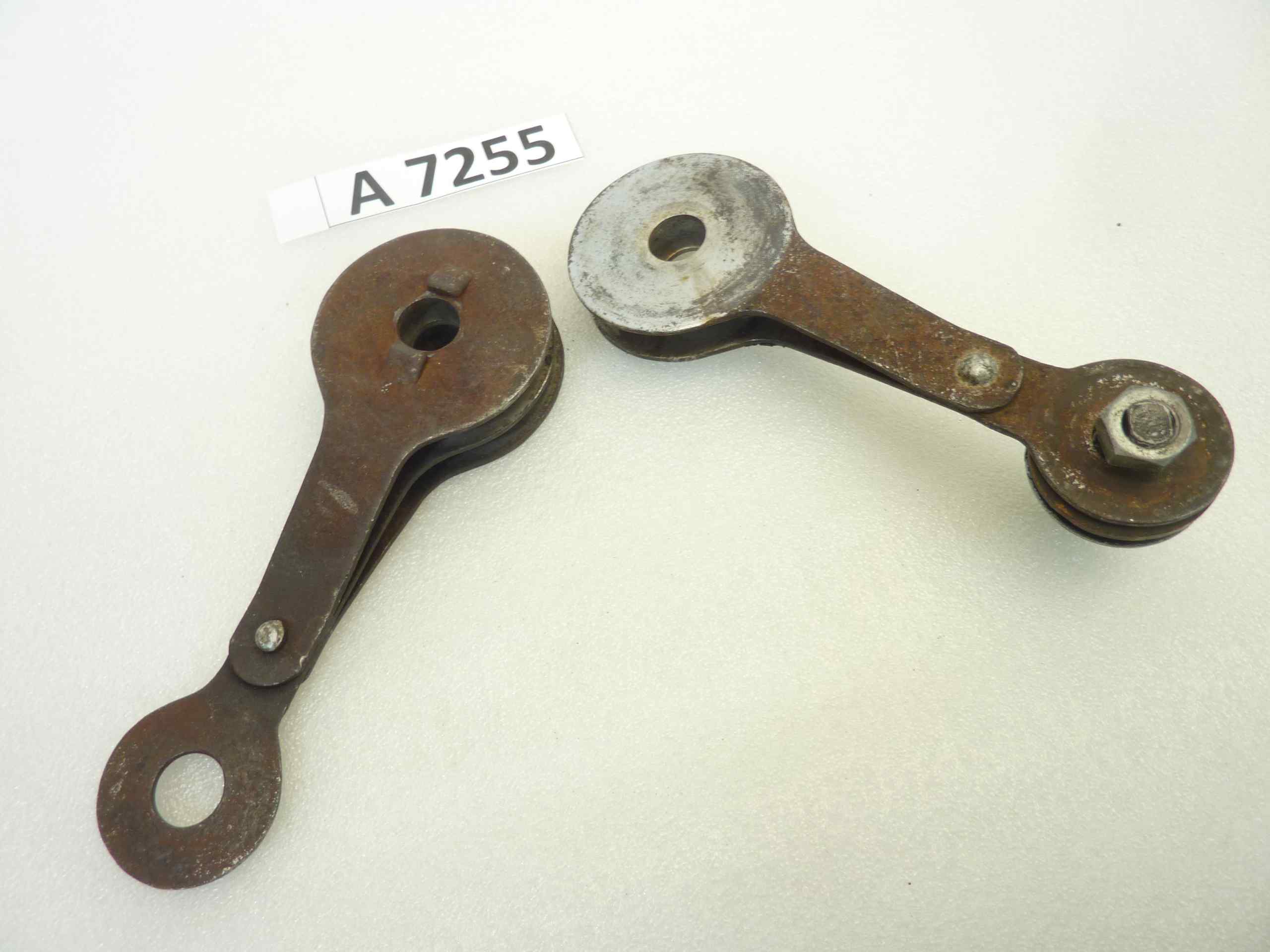 Compasso ammortizzatore posteriore Guzzi Airone 250 Falcone 500 cod 16506 16507 interasse fori 130 mm - immagine 5