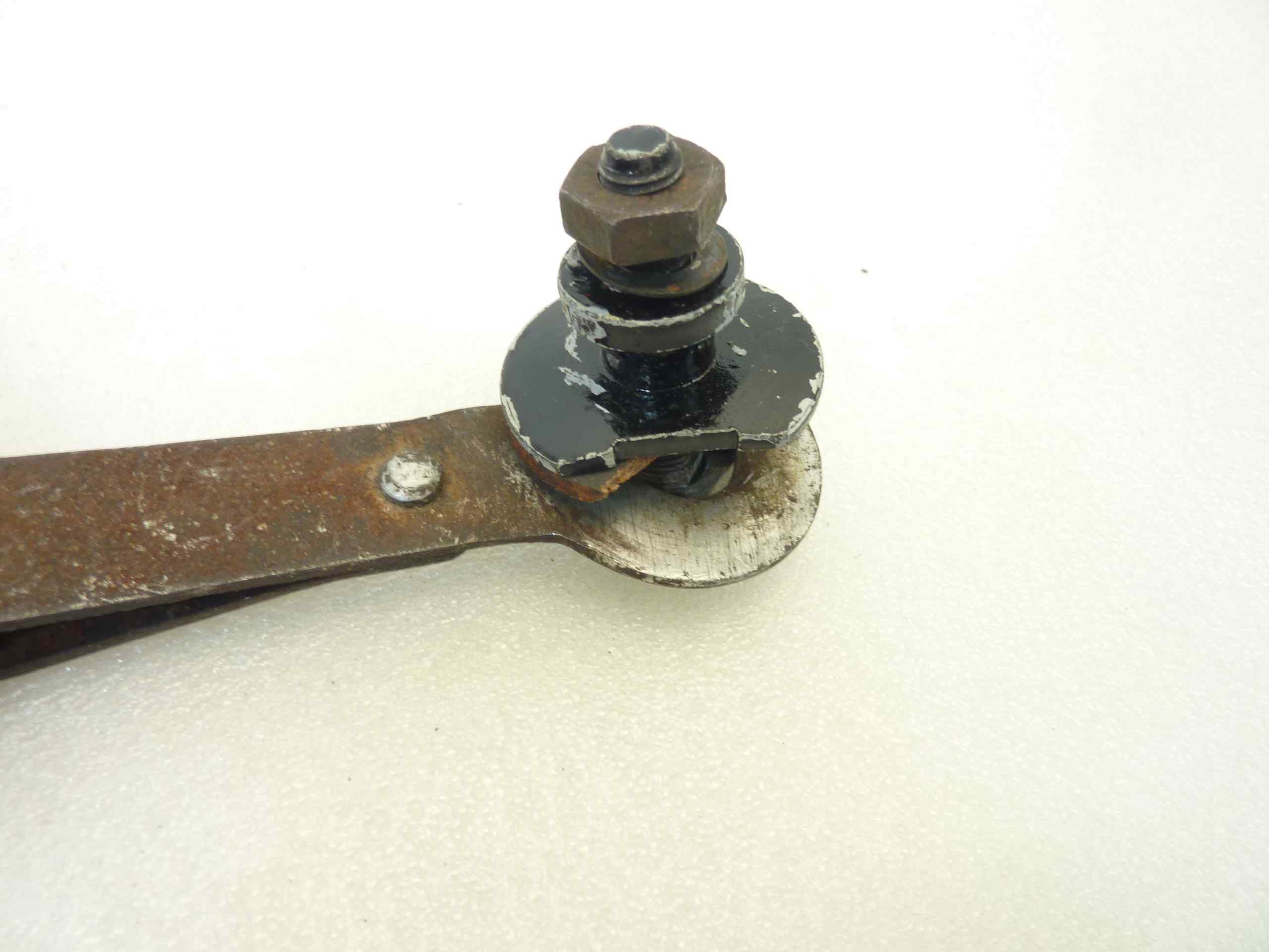 Compasso ammortizzatore posteriore Guzzi Airone 250 Falcone 500 cod 16506 16507 interasse fori 130 mm - immagine 7