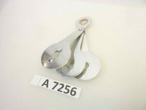 Braccio triplo compasso Guzzi Airone 250 Falcone 500 ammortizzatore posteriore cromato cod 16506 interasse fori 130 mm