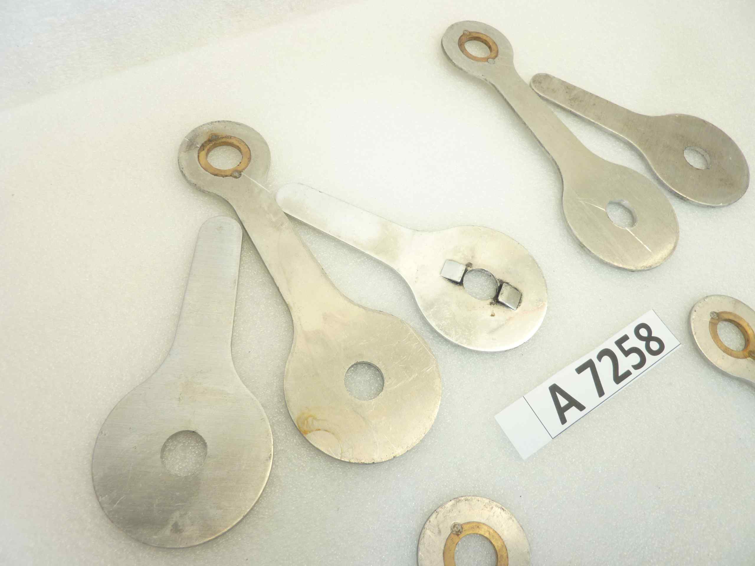 Compassi Guzzi Airone 250 Falcone 500 ammortizzatore posteriore da assemblare cod 16506 16507 interasse fori 130 mm coppia - immagine 2