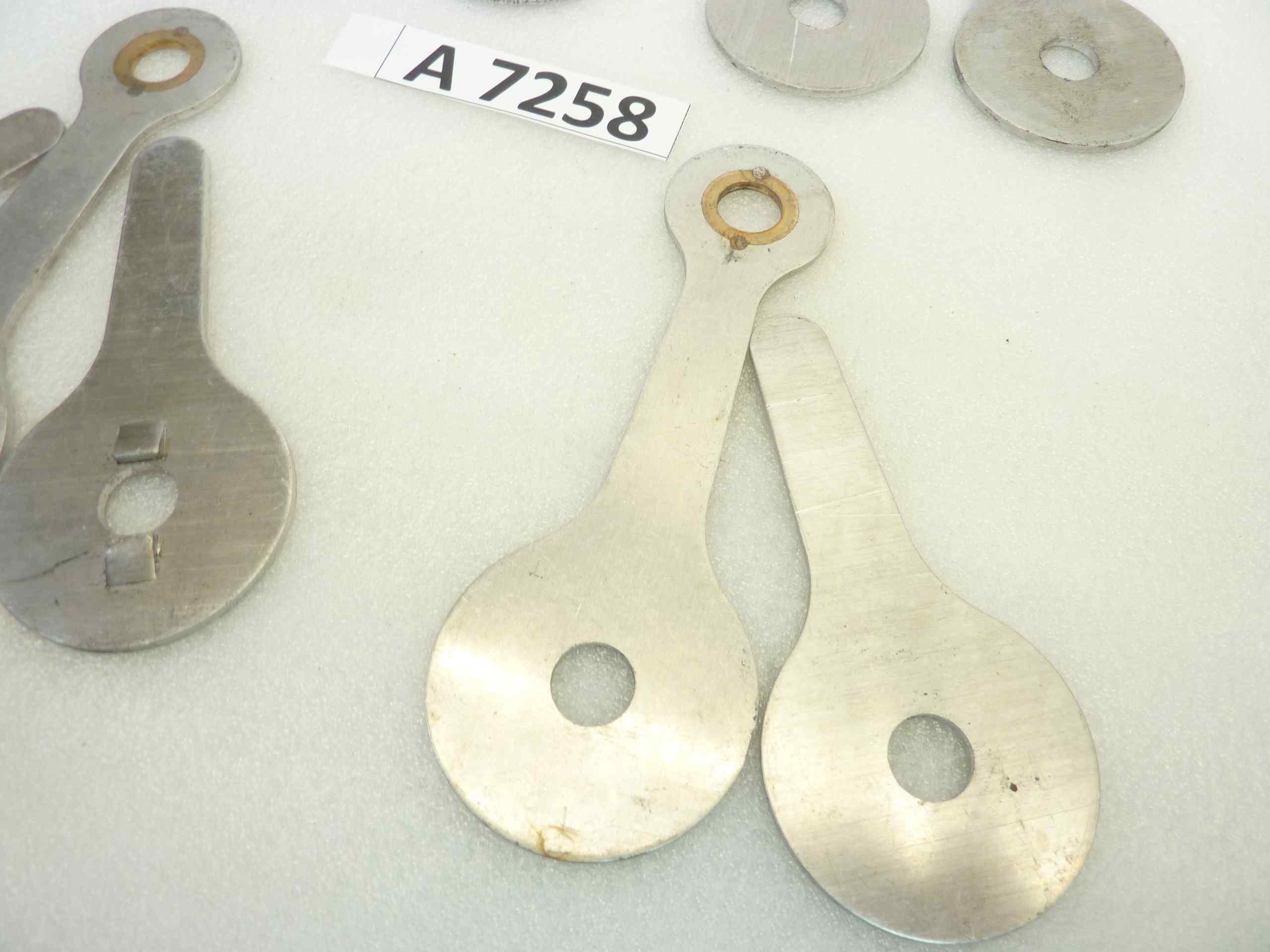 Compassi Guzzi Airone 250 Falcone 500 ammortizzatore posteriore da assemblare cod 16506 16507 interasse fori 130 mm coppia - immagine 5