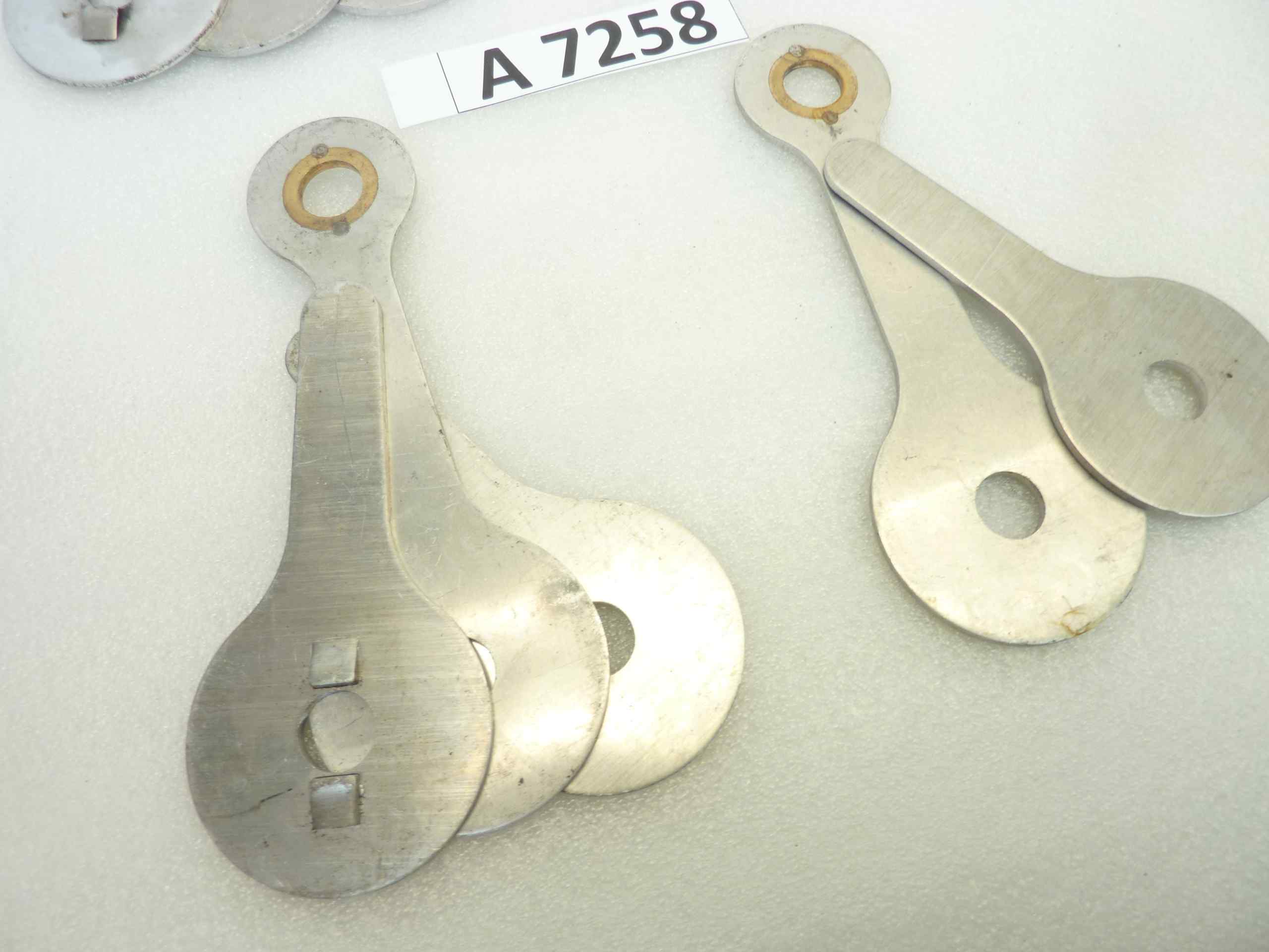 Compassi Guzzi Airone 250 Falcone 500 ammortizzatore posteriore da assemblare cod 16506 16507 interasse fori 130 mm coppia - immagine 8