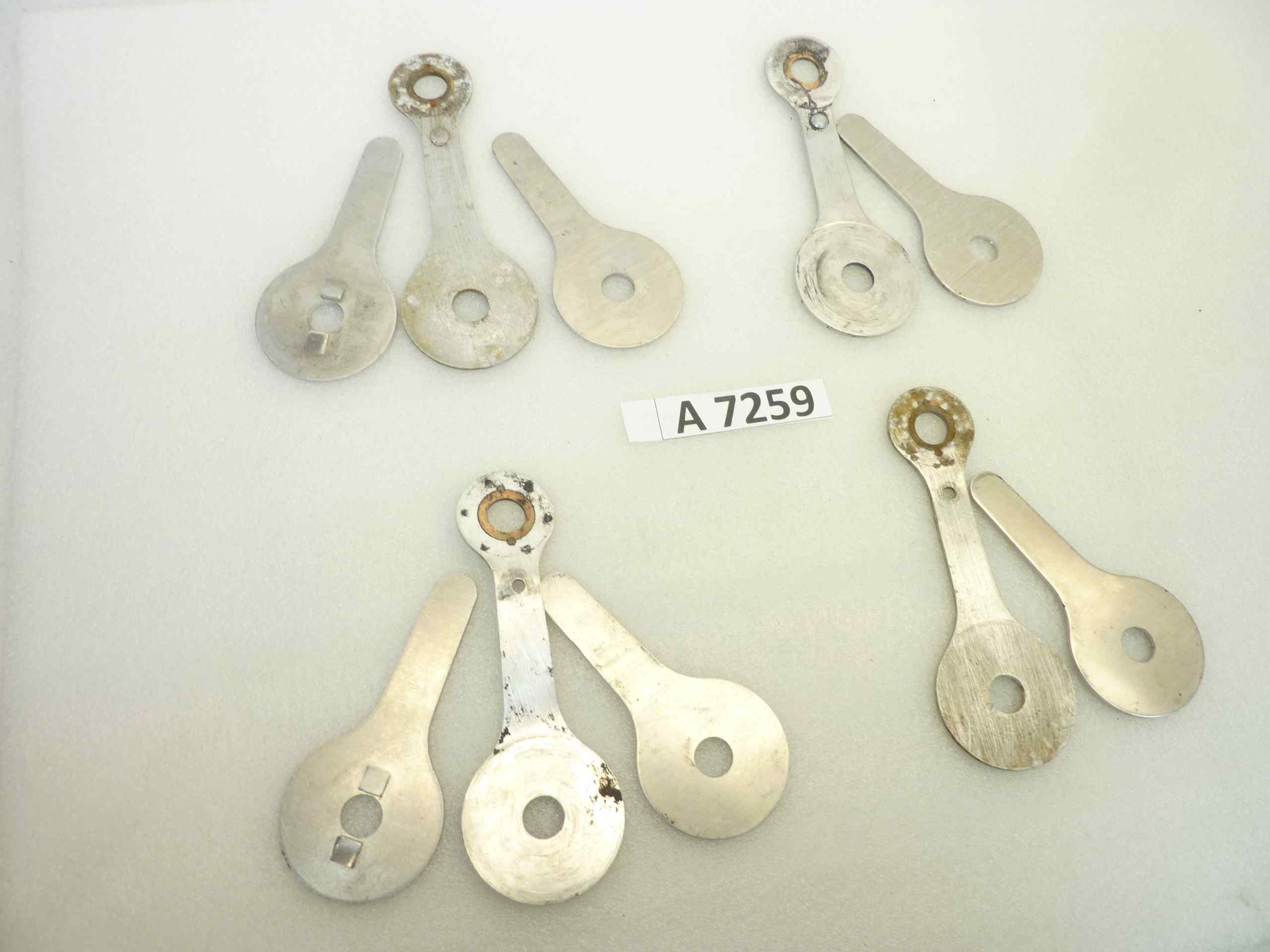 Compassi Guzzi Airone 250 Falcone 500 ammortizzatore posteriore da assemblare cod 16506 16507 interasse fori 130 mm coppia