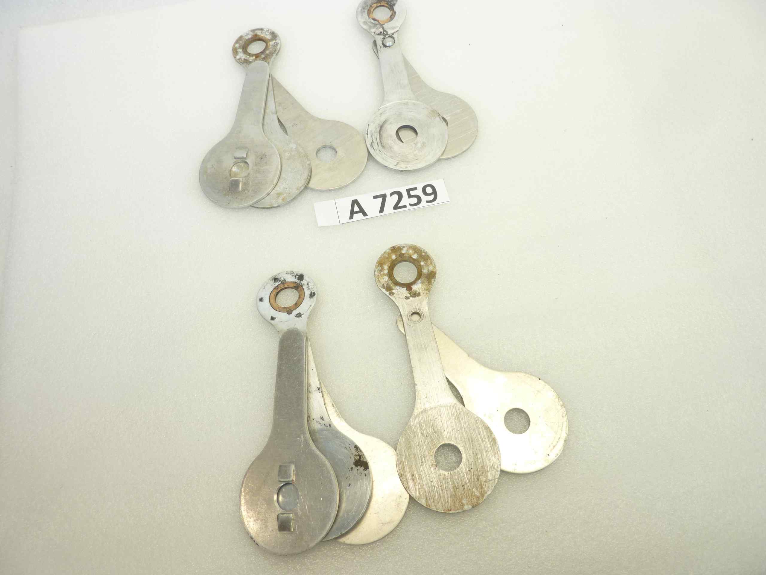 Compassi Guzzi Airone 250 Falcone 500 ammortizzatore posteriore da assemblare cod 16506 16507 interasse fori 130 mm coppia - immagine 6