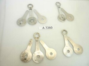 Compassi Guzzi Airone 250 Falcone 500 ammortizzatore posteriore da assemblare cod 16506 16507 interasse fori 130 mm coppia
