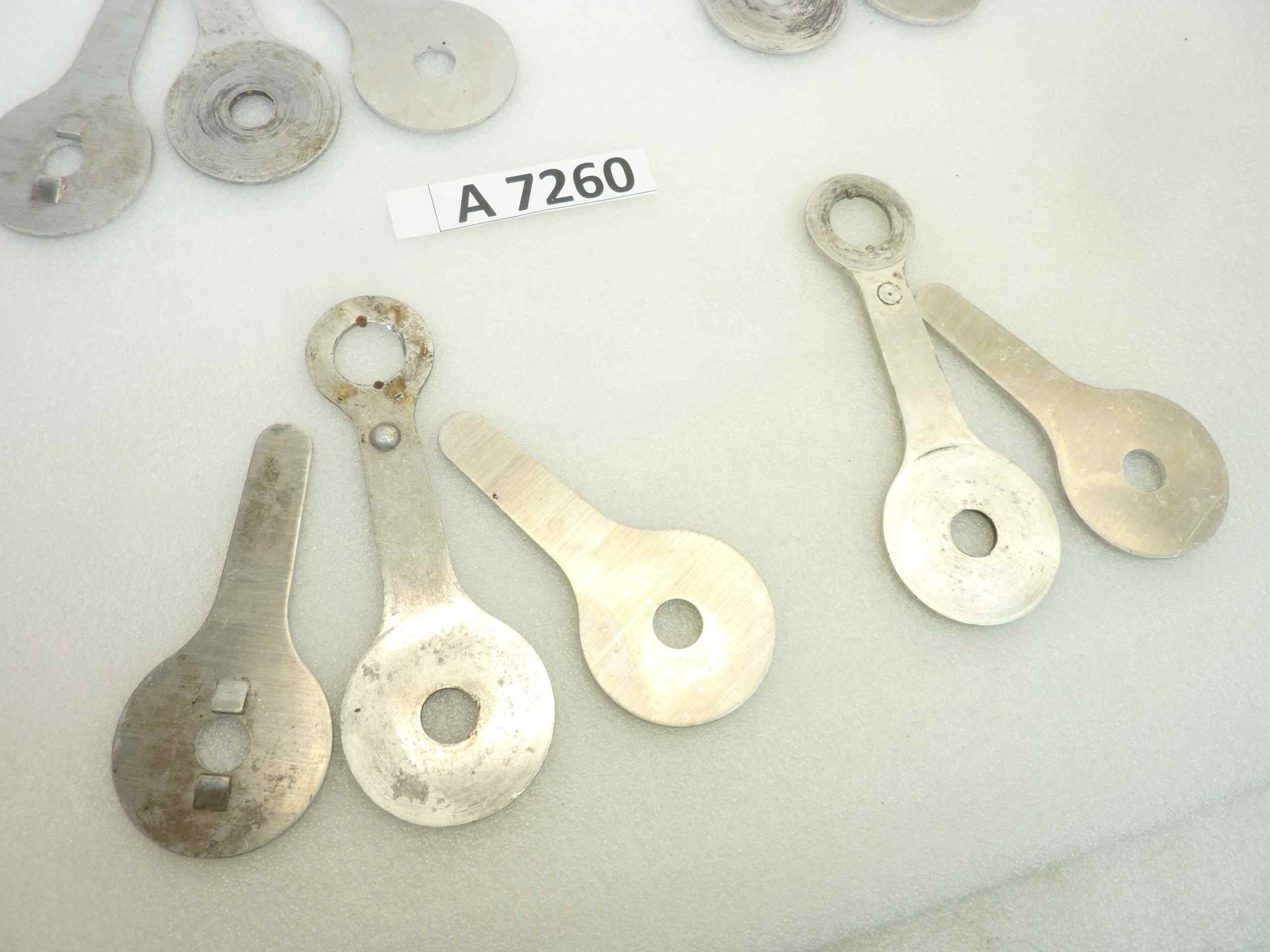 Compassi Guzzi Airone 250 Falcone 500 ammortizzatore posteriore da assemblare cod 16506 16507 interasse fori 130 mm coppia - immagine 3