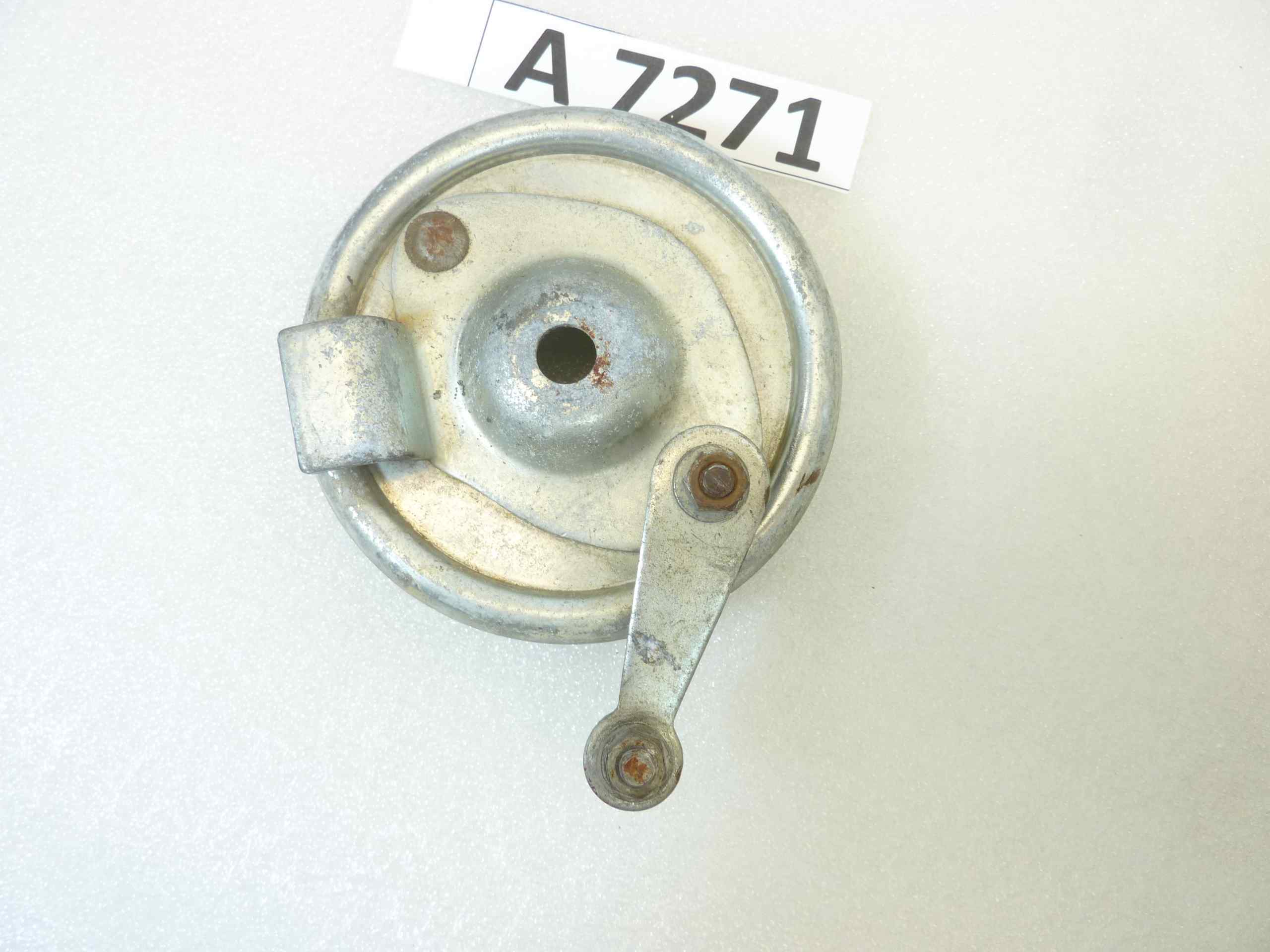 Piatto portaceppi Guzzi Trotter anteriore porta ganasce mozzo freno cod 45610300 - immagine 4