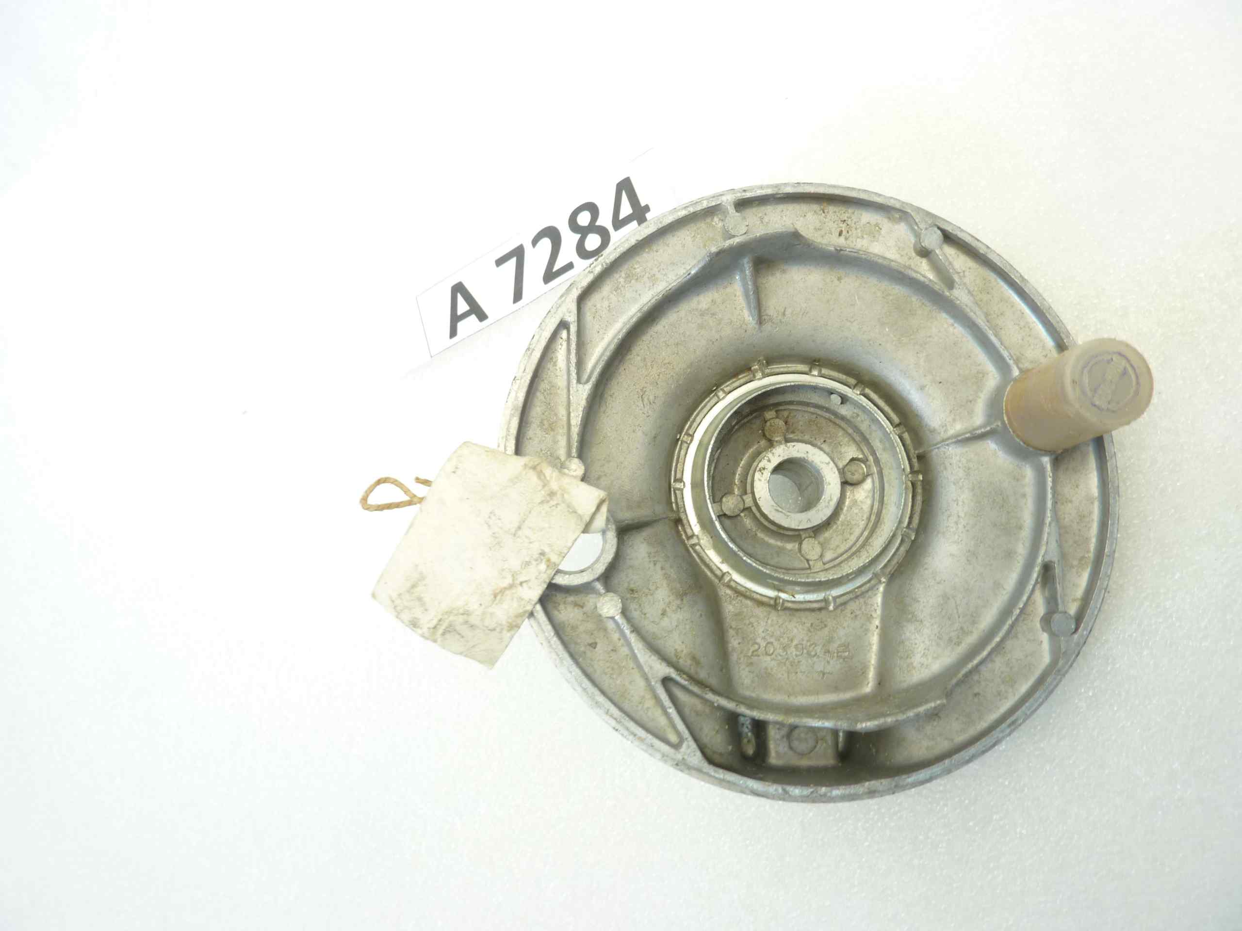 Piatto portaceppi Guzzi Zigolo 110 Turismo porta ganasce mozzo freno cod 24620225 nuovo fondo di magazzino - immagine 5