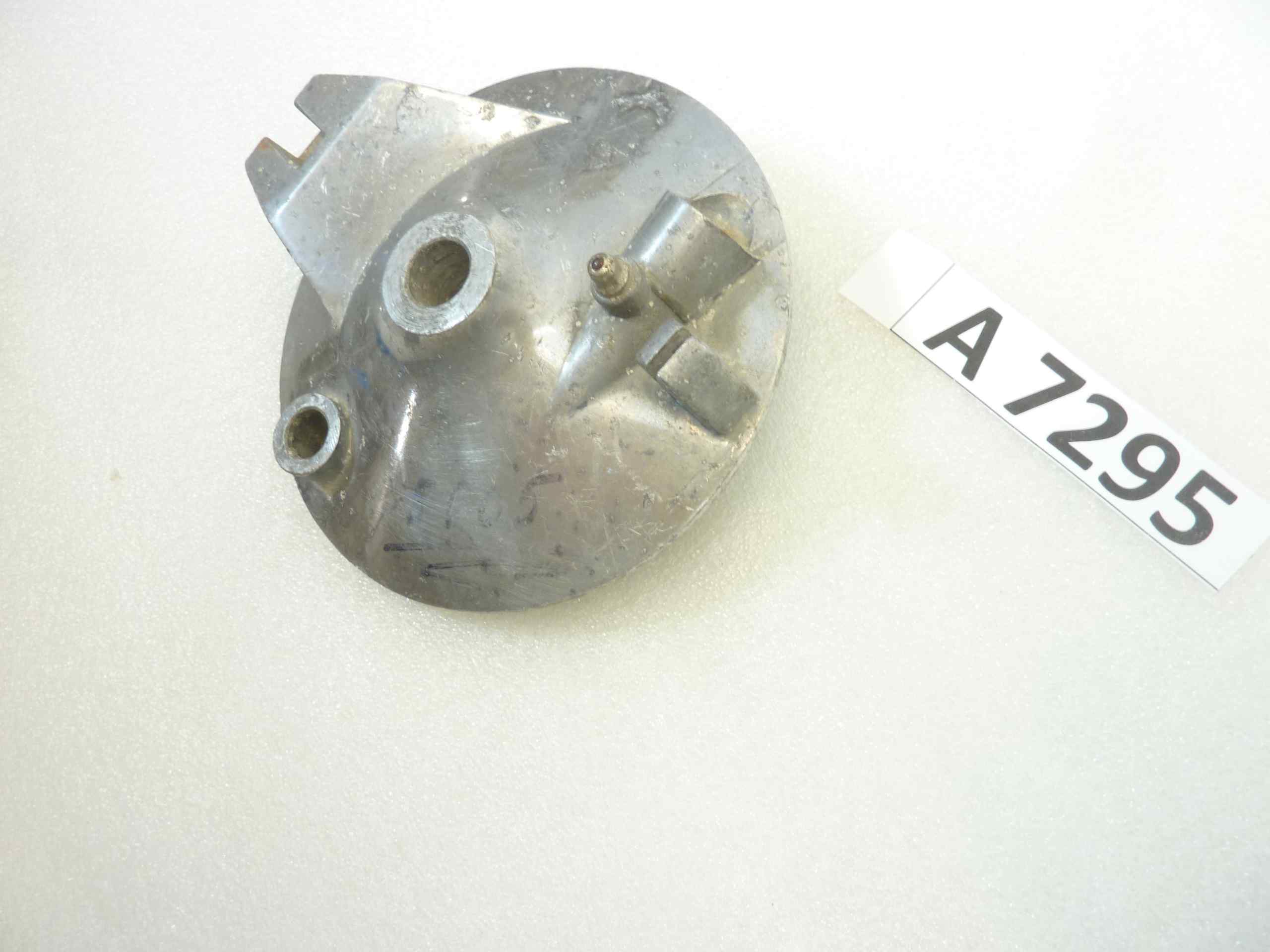 Piatto portaceppi Guzzi Zigolo anteriore porta ganasce mozzo freno 55605 55620200 nuovo fondo di magazzino - immagine 4