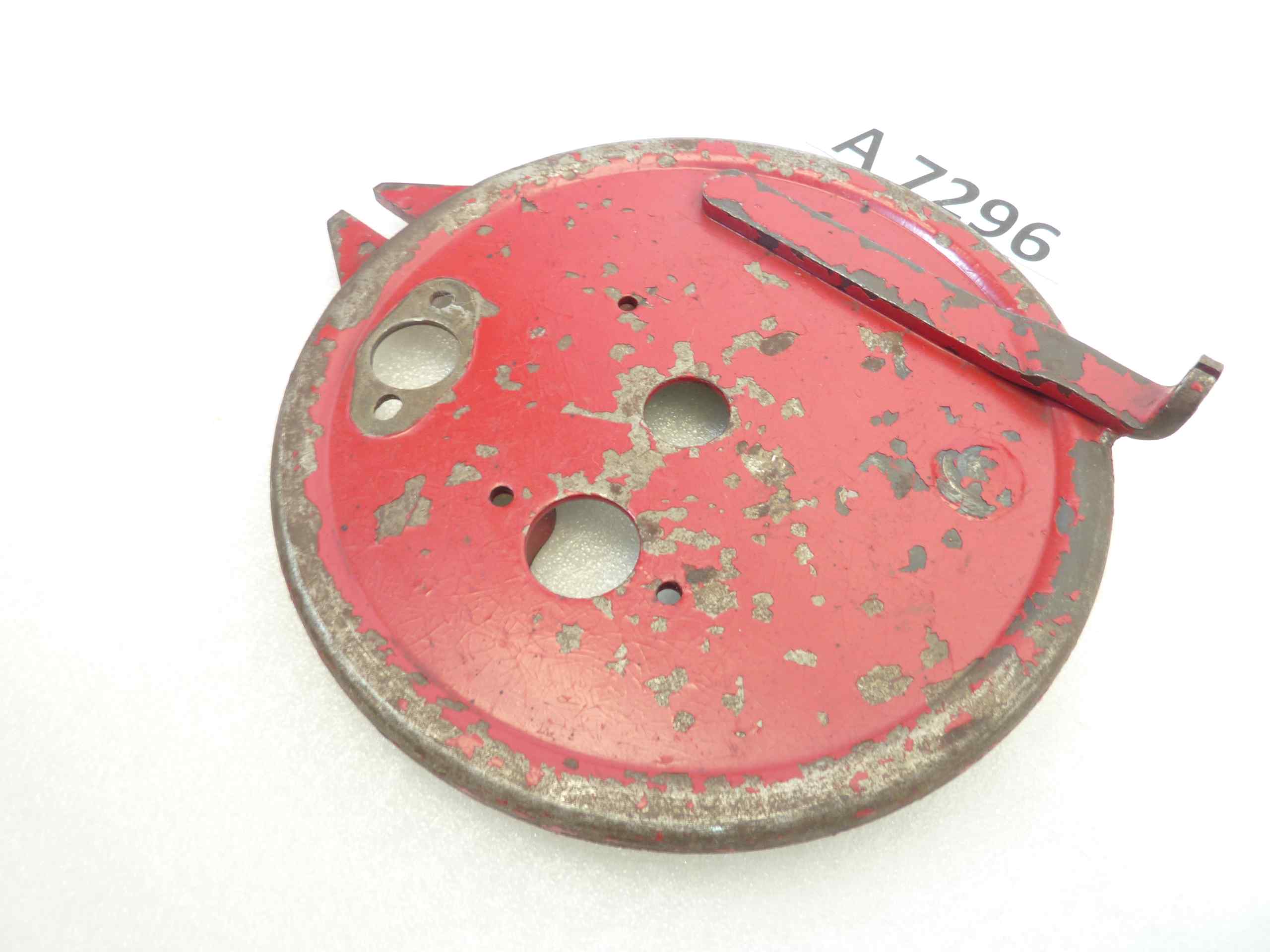 Piatto portaceppi Guzzi Astorino 250 porta ganasce mozzo freno - immagine 3