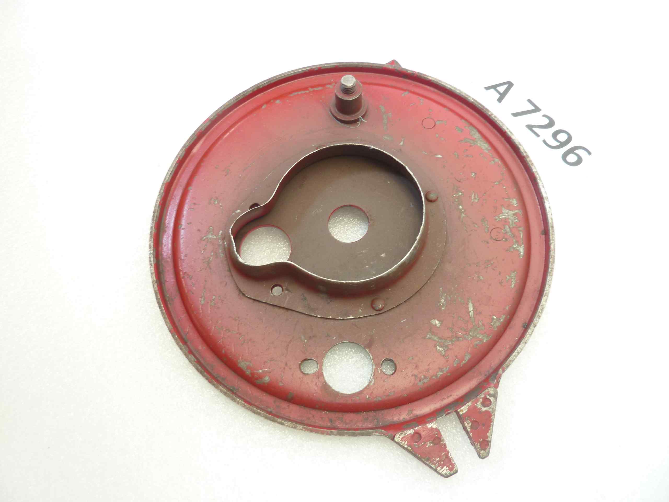 Piatto portaceppi Guzzi Astorino 250 porta ganasce mozzo freno - immagine 4
