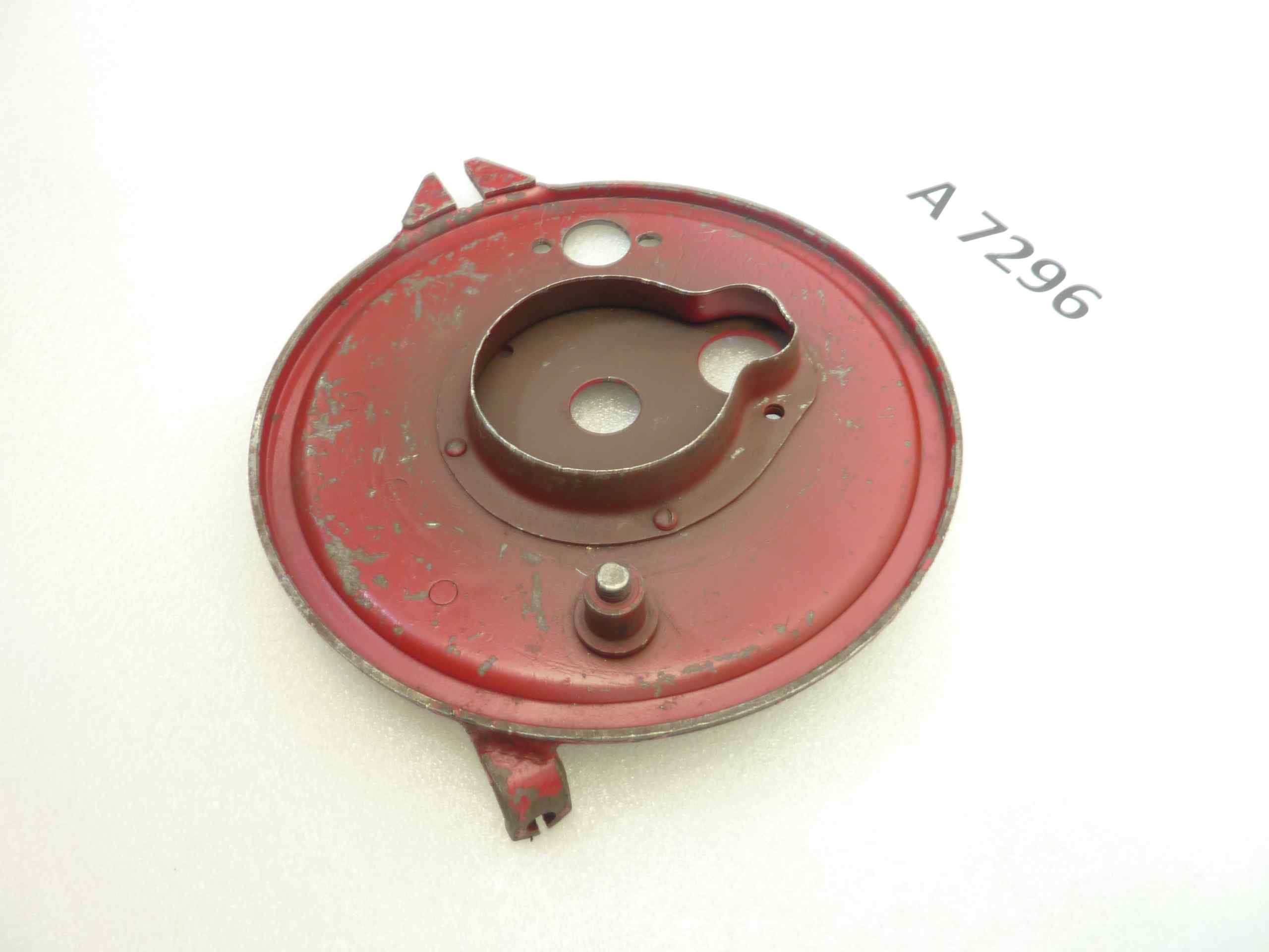 Piatto portaceppi Guzzi Astorino 250 porta ganasce mozzo freno - immagine 5